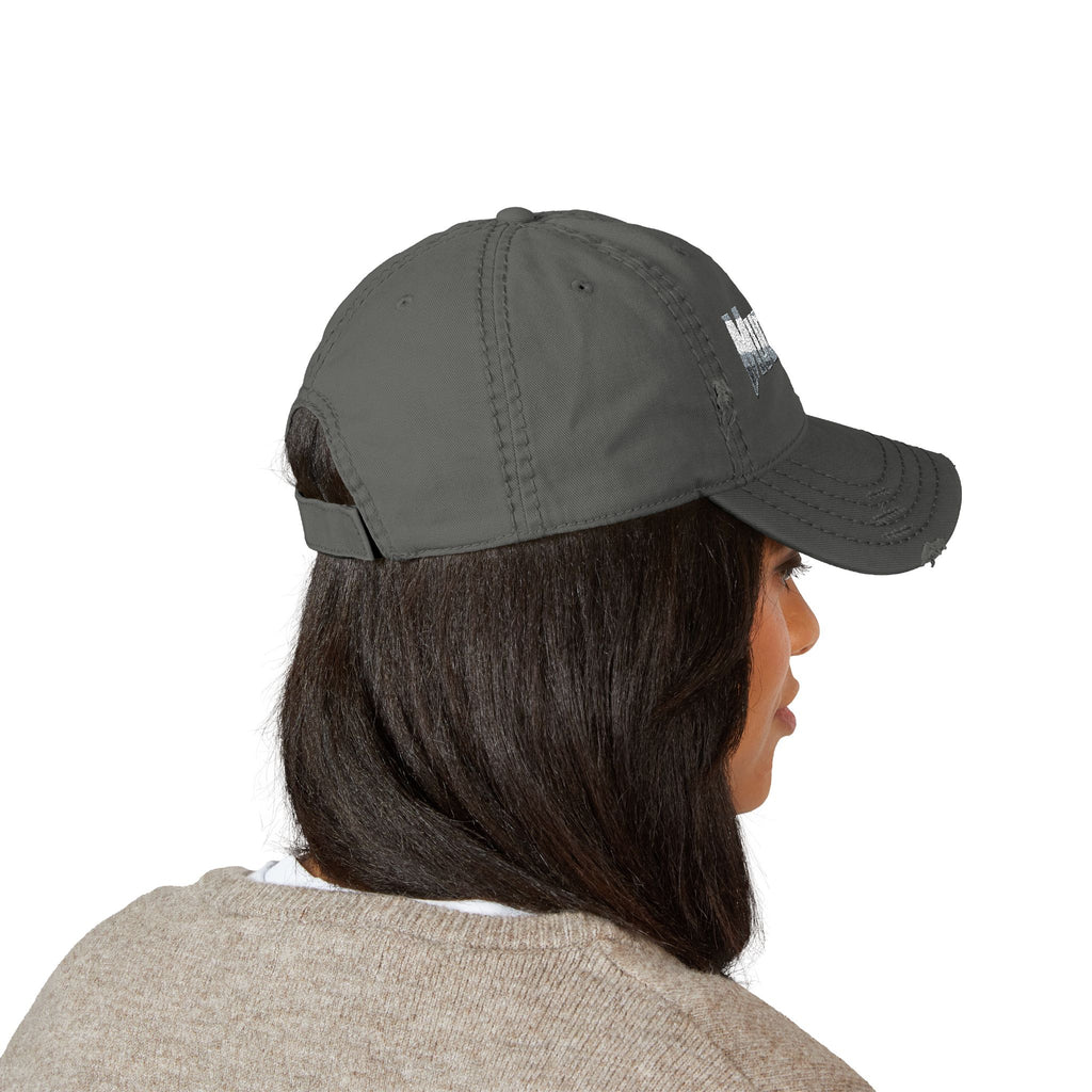 MuckU2 Poker Trucker Cap (gradient silver/red logo/SKU 100079)