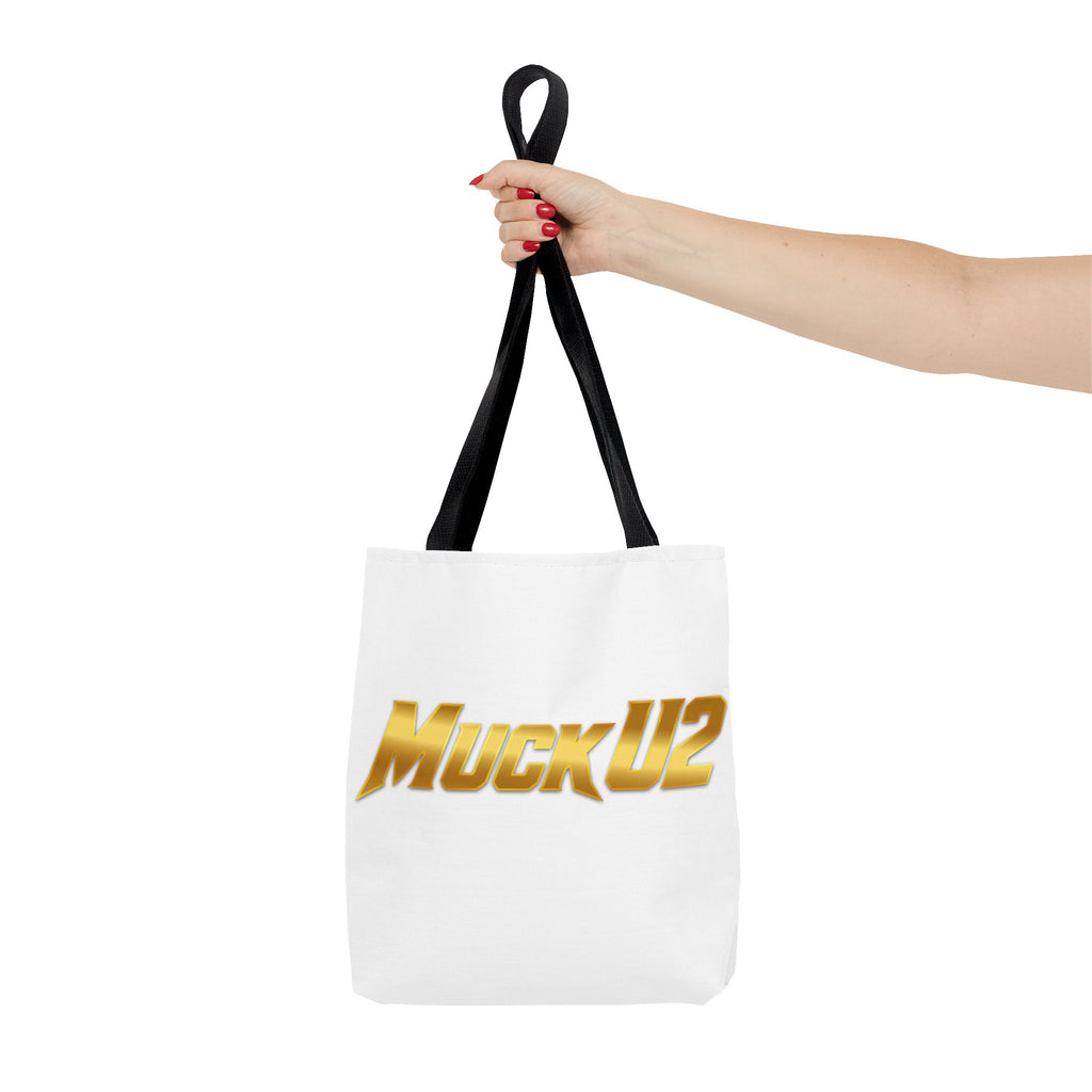 MuckU2 Bubble Canvas Poker Tote Bag (gold logo SKU 100020)