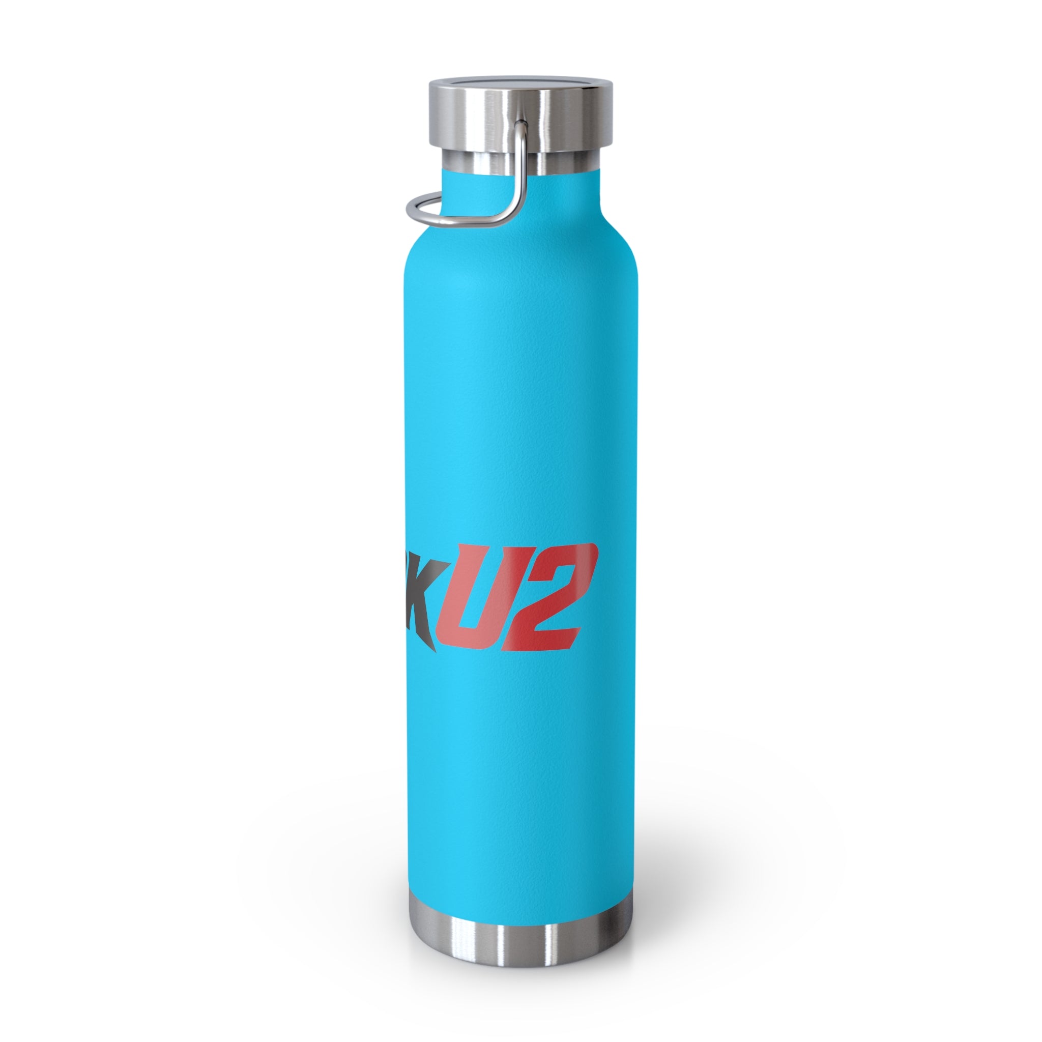 MuckU2 Insulated Water Bottle (blk/red logo SKU 10009)