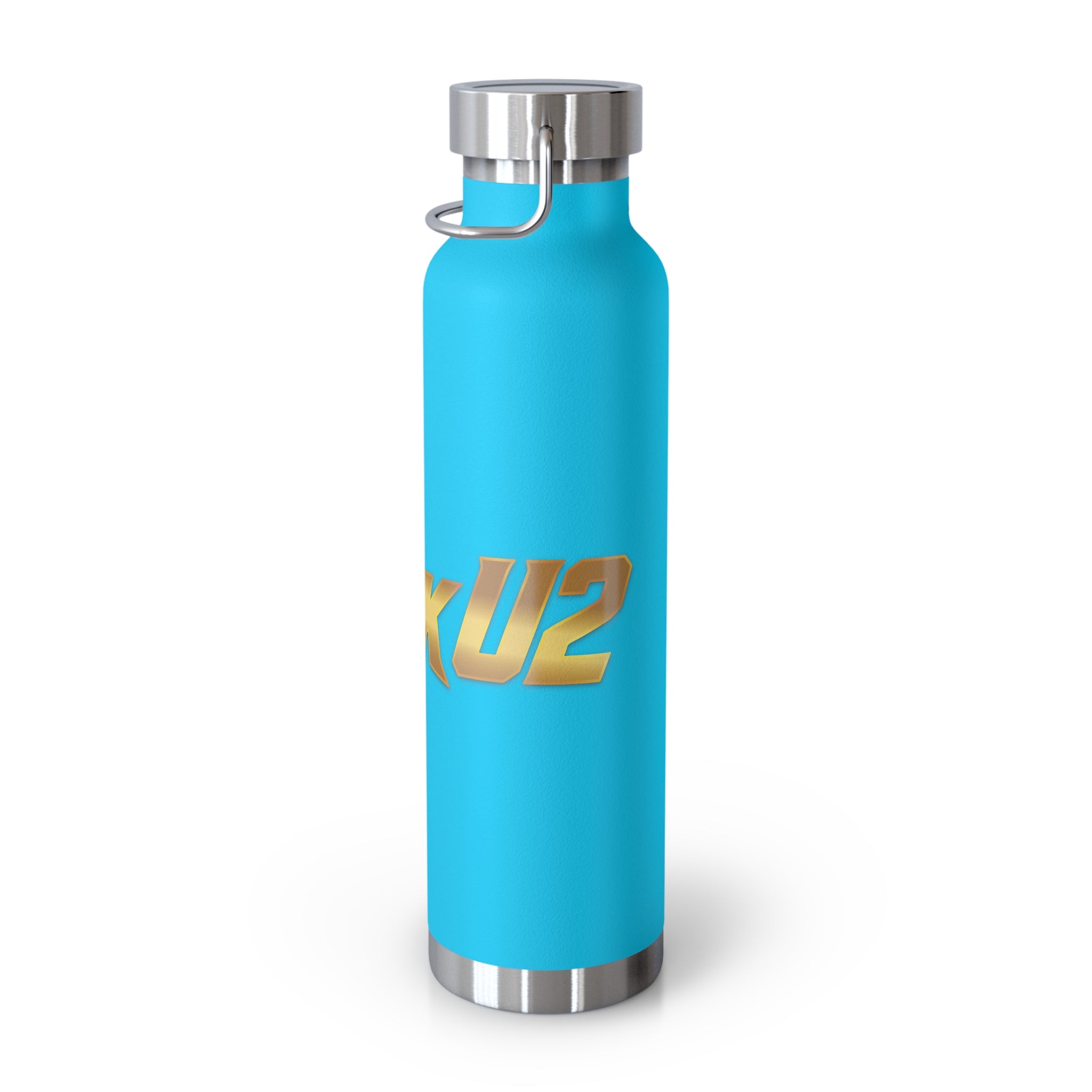 MuckU2 Insulated Water Bottle (gold logo/SKU 100010)