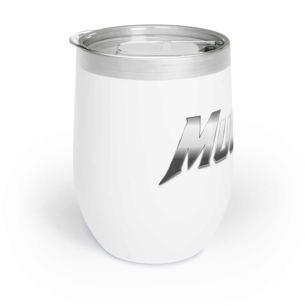 MuckU2 Wine Tumbler (gradient silver logo/SKU 100018)