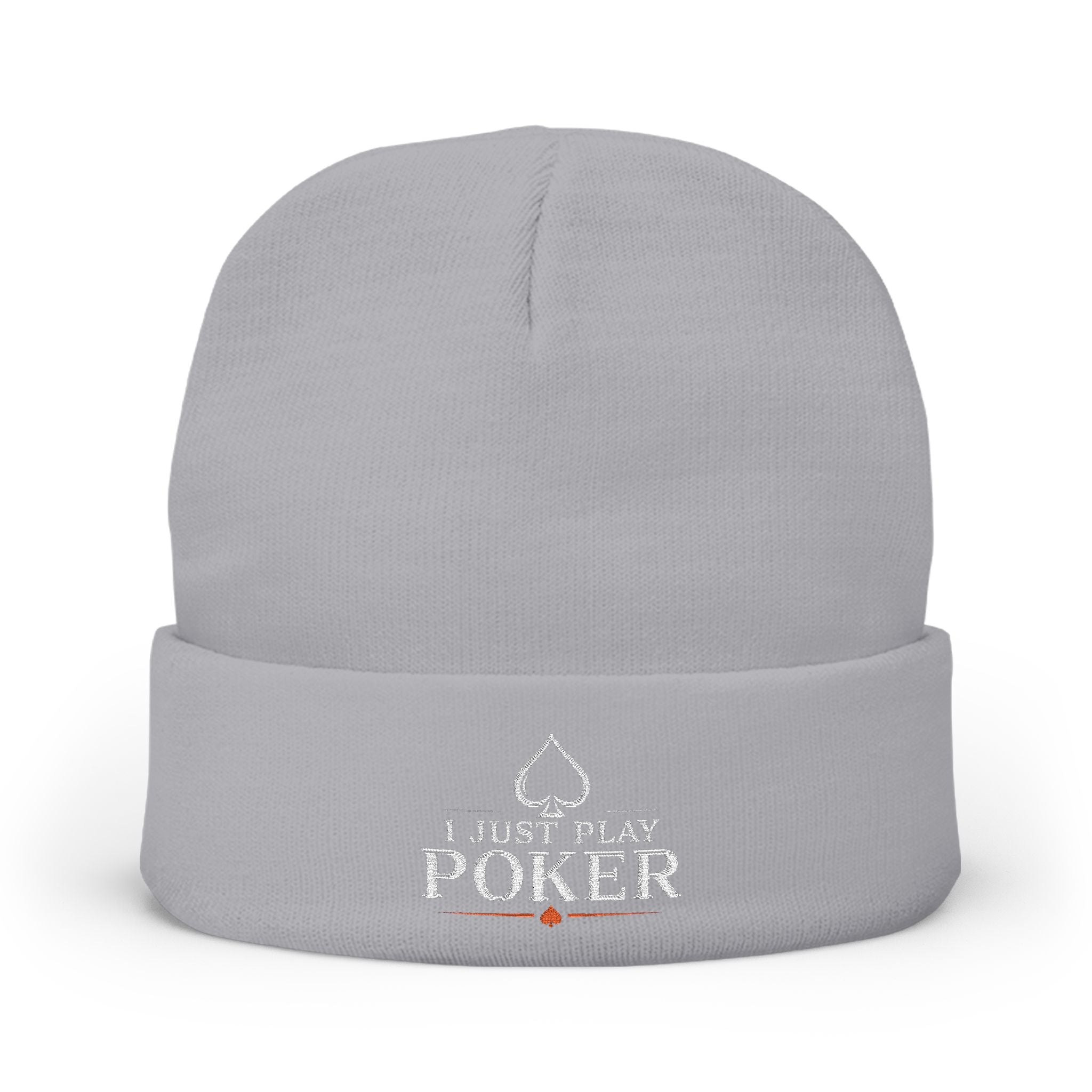 Bad Beat Beanie (white logo) — I Just Play Poker