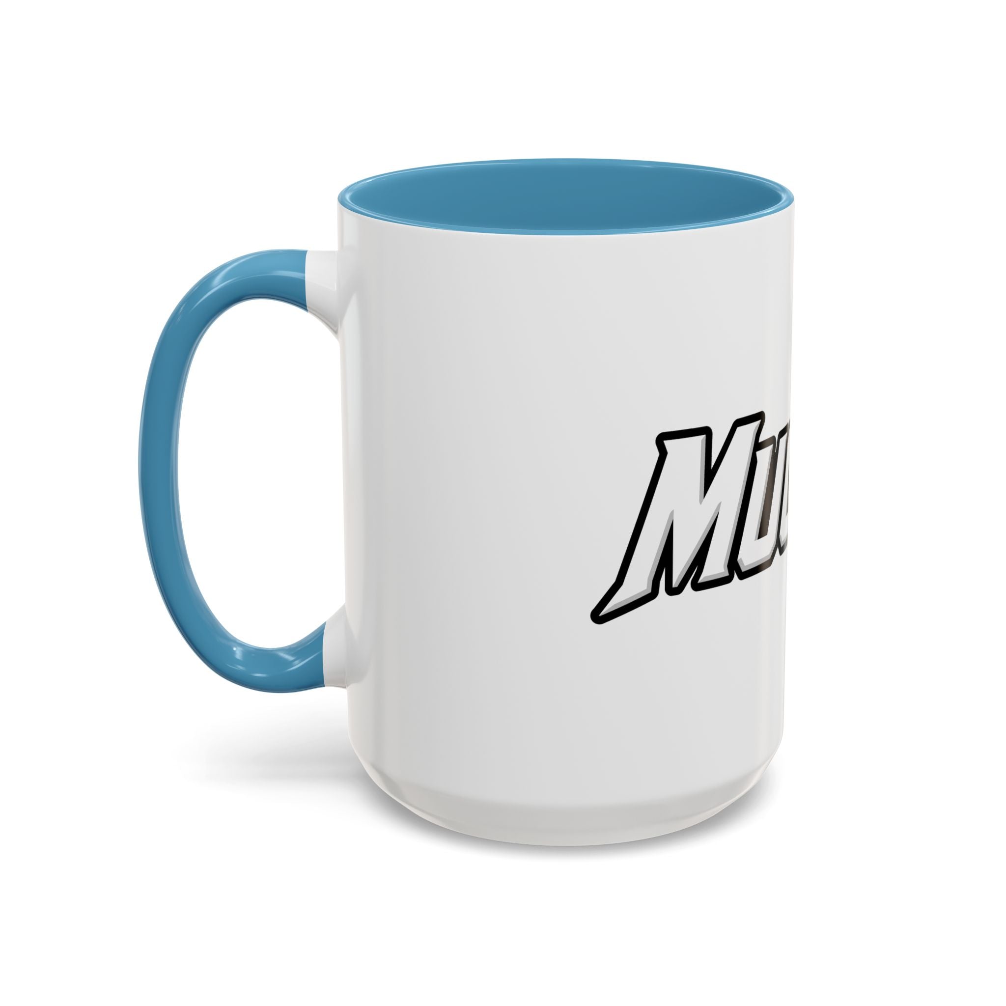 MuckU2 Classic White Mug (white/red logo/SKU 100047)