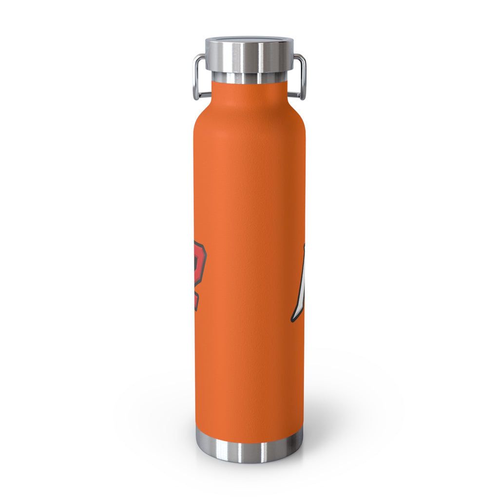 MuckU2 Insulated Water Bottle (white/red outlined logo SKU 100012)