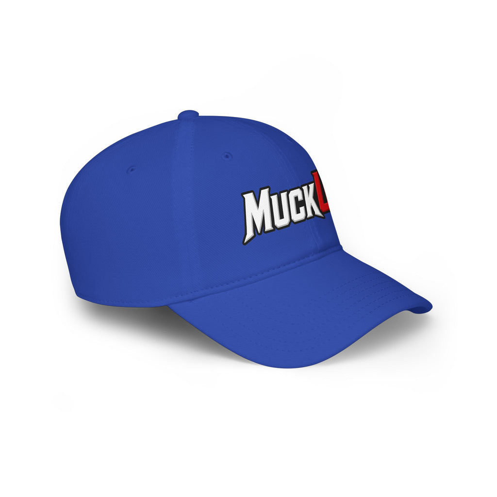 MuckU2 Poker Cap (white/red logo/SKU 100075)