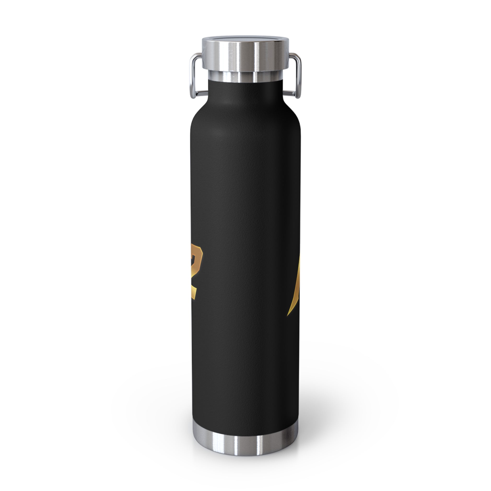 MuckU2 Insulated Water Bottle (gold logo/SKU 100010)