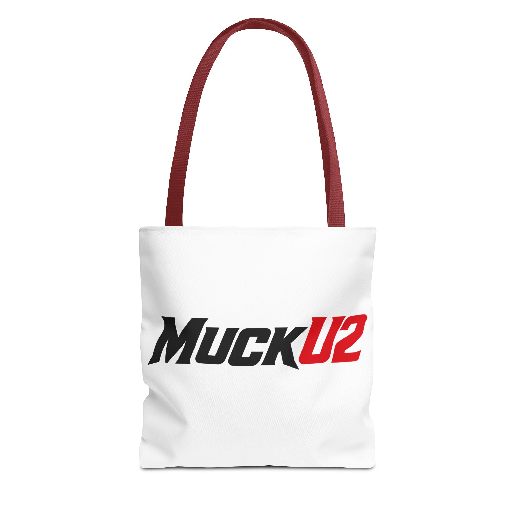 MuckU2 Bubble Canvas Poker Tote Bag (black/red logo SKU 100023)