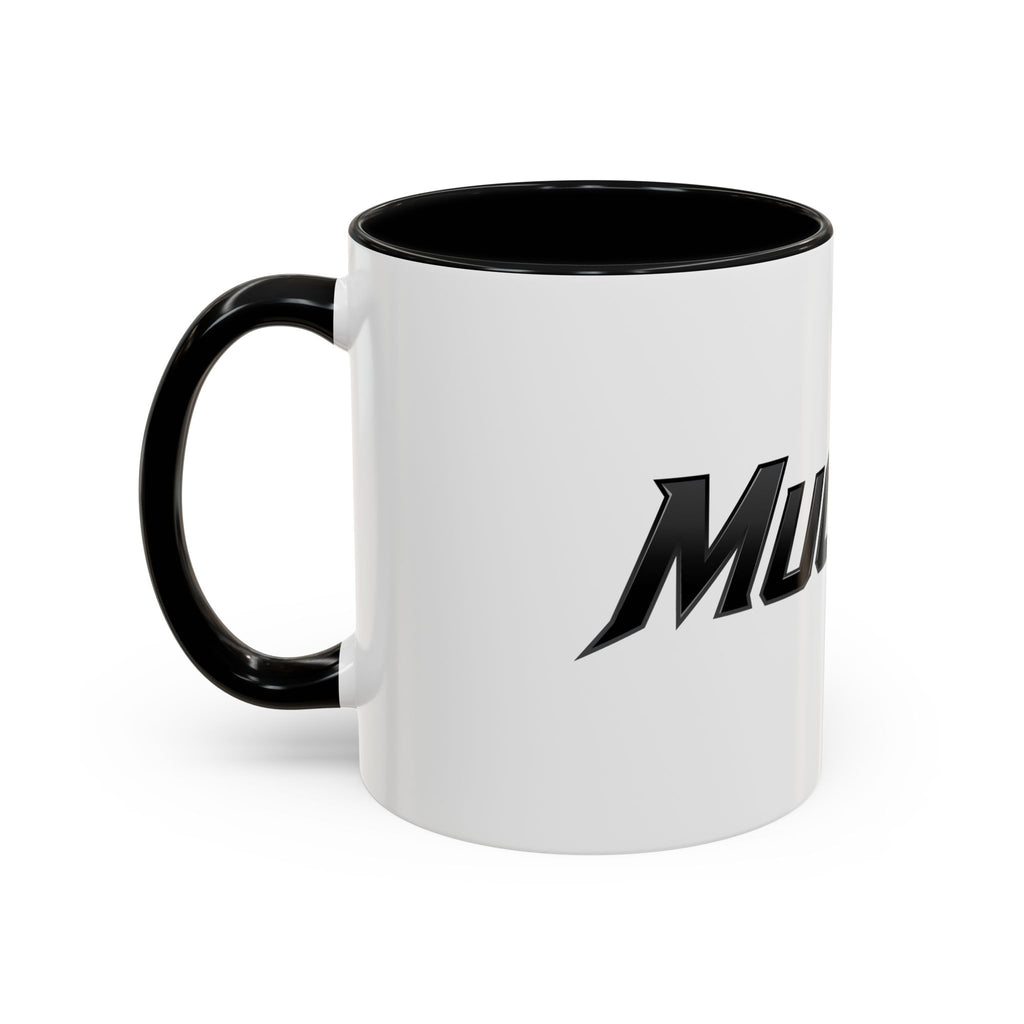MuckU2 Classic White Mug (black logo/SKU 100045)