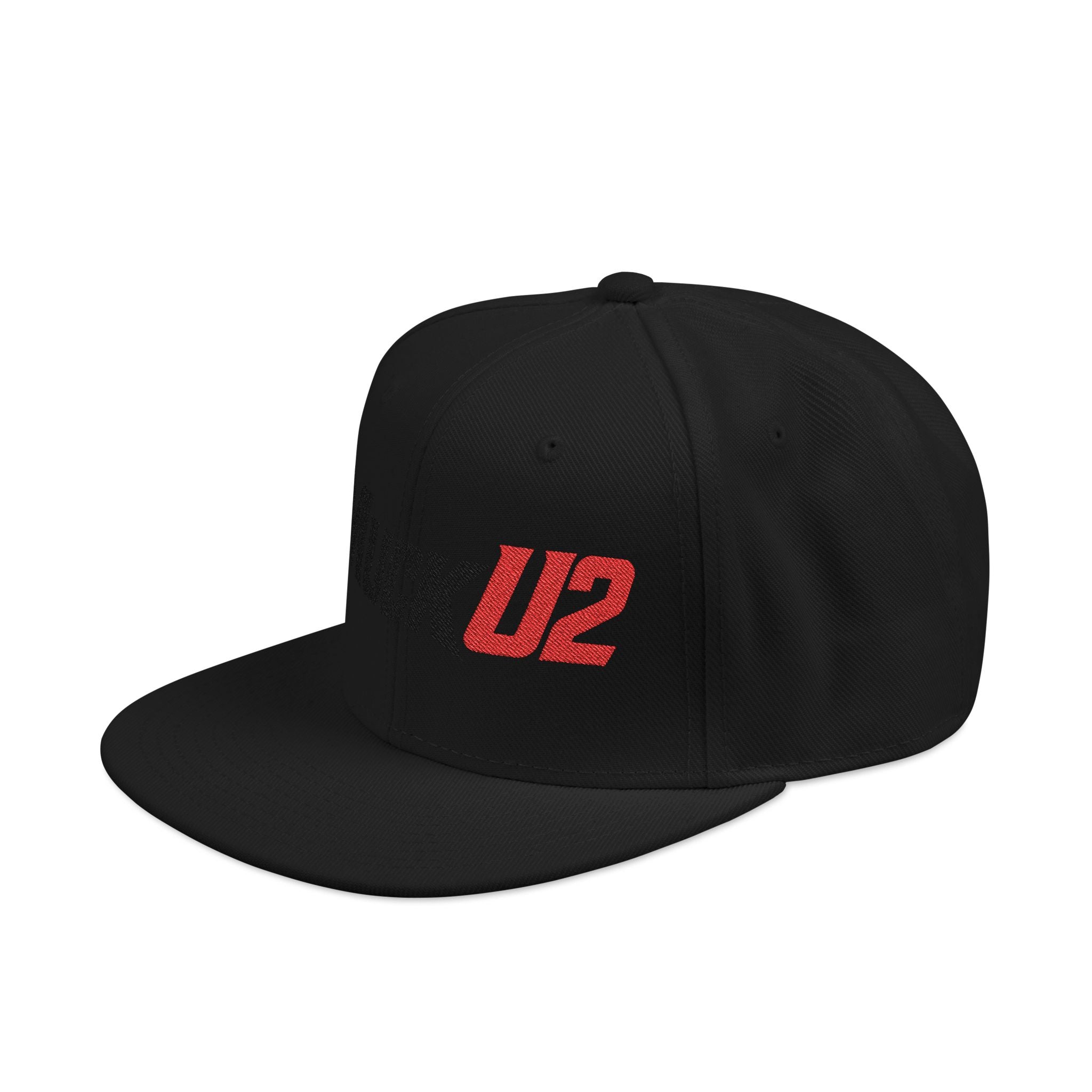 MuckU2 Snapback Poker Cap (black/red logo SKU1001)