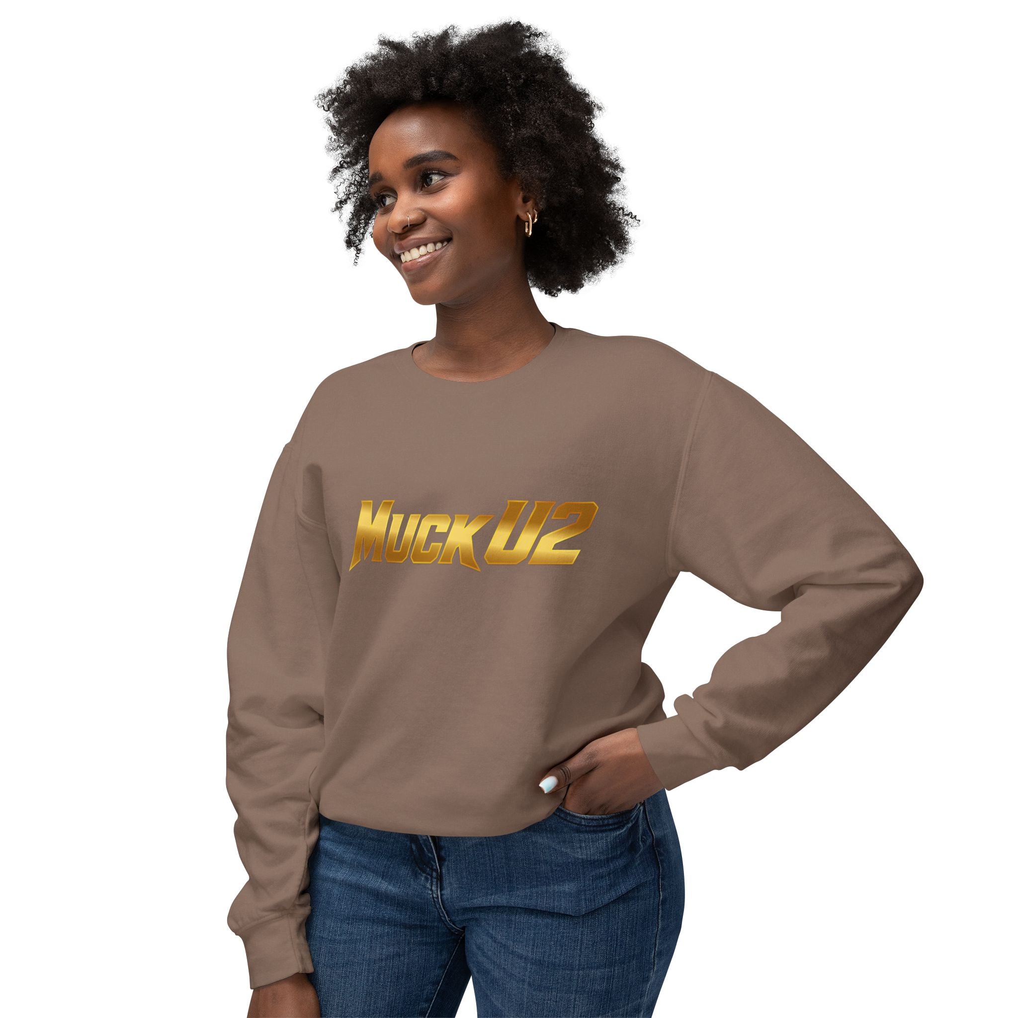MuckU2 Poker Crewneck Sweatshirt (gold logo/SKU 100062)