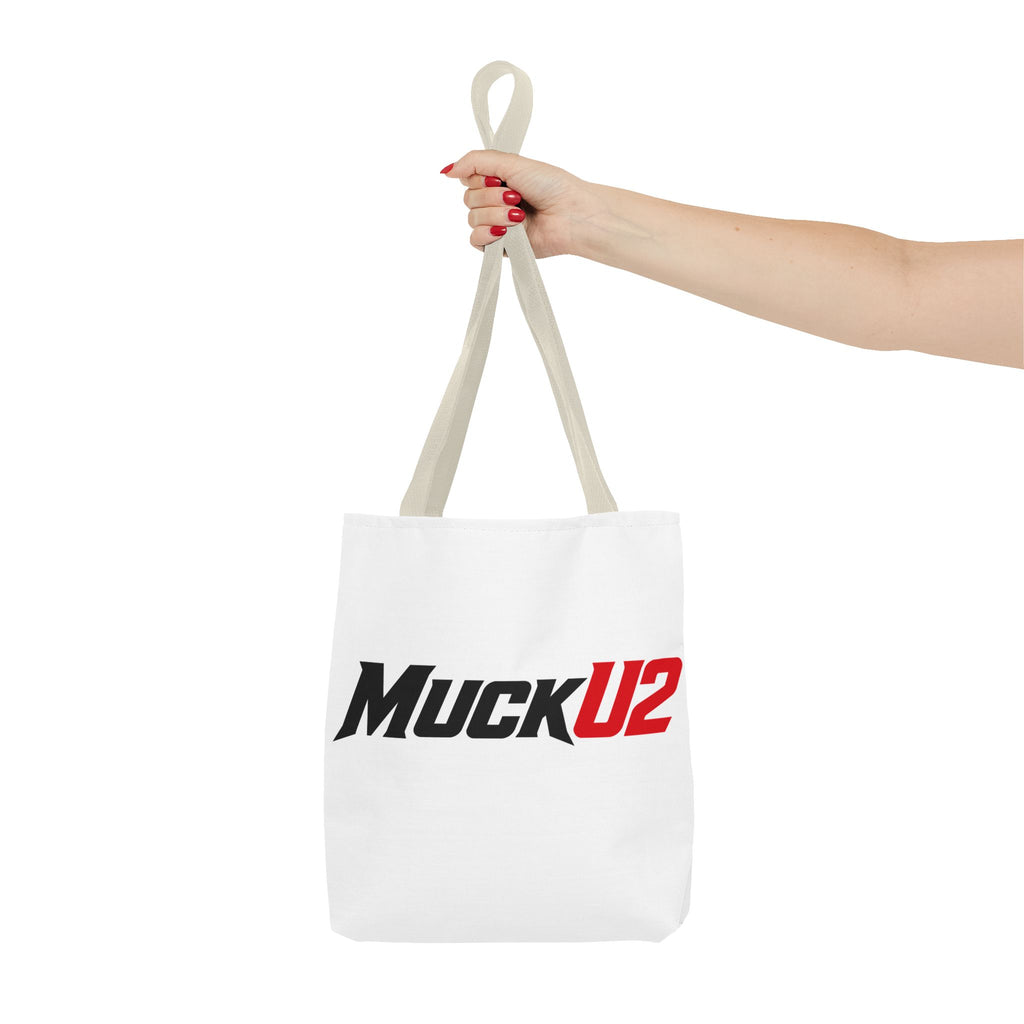MuckU2 Bubble Canvas Poker Tote Bag (black/red logo SKU 100023)