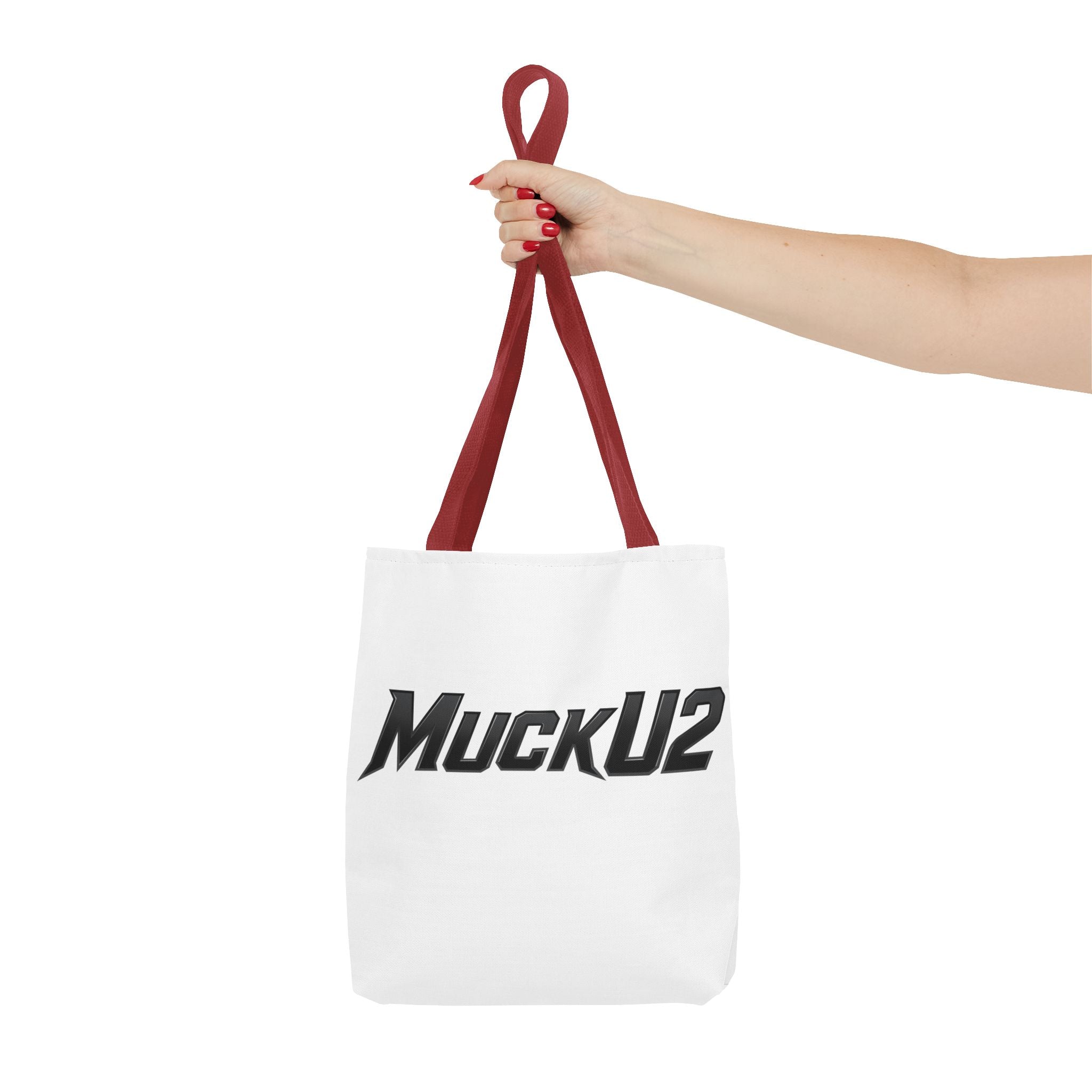MuckU2 Bubble Canvas Poker Tote Bag (black logo SKU 100025)