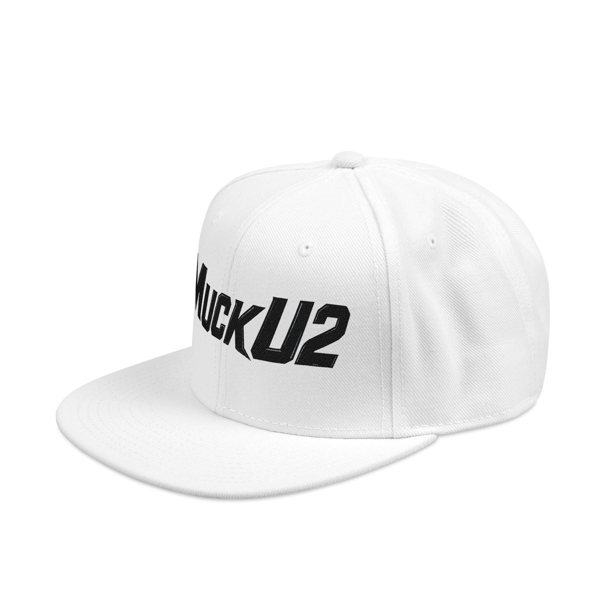 MuckU2 Snapback Poker Cap (blk logo/SKU 10003)
