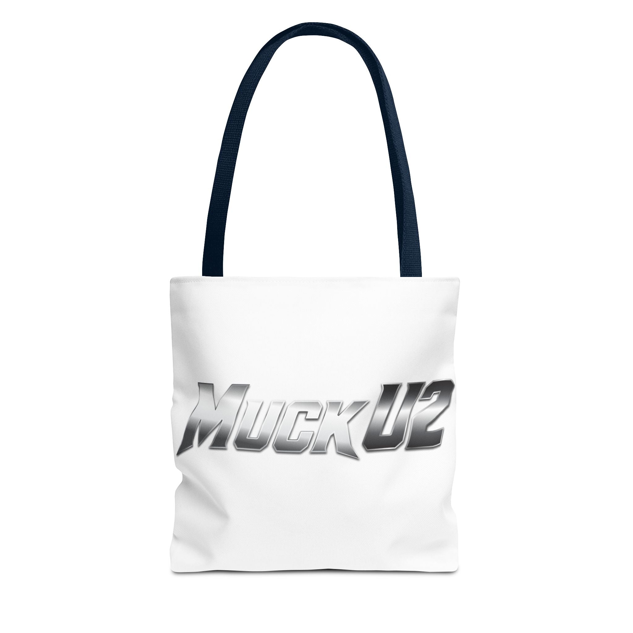 MuckU2 Bubble Canvas Poker Tote Bag (gradient silver logo SKU 100022)