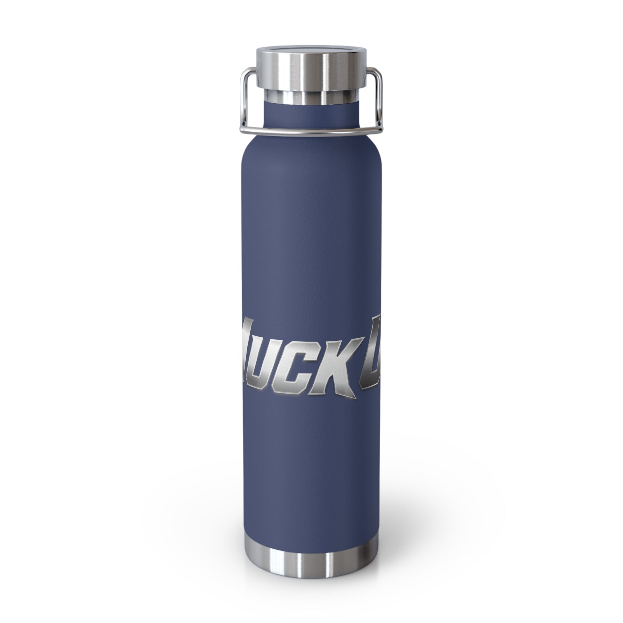 MuckU2 Insulated Water Bottle (gradient silver logo SKU 100011)
