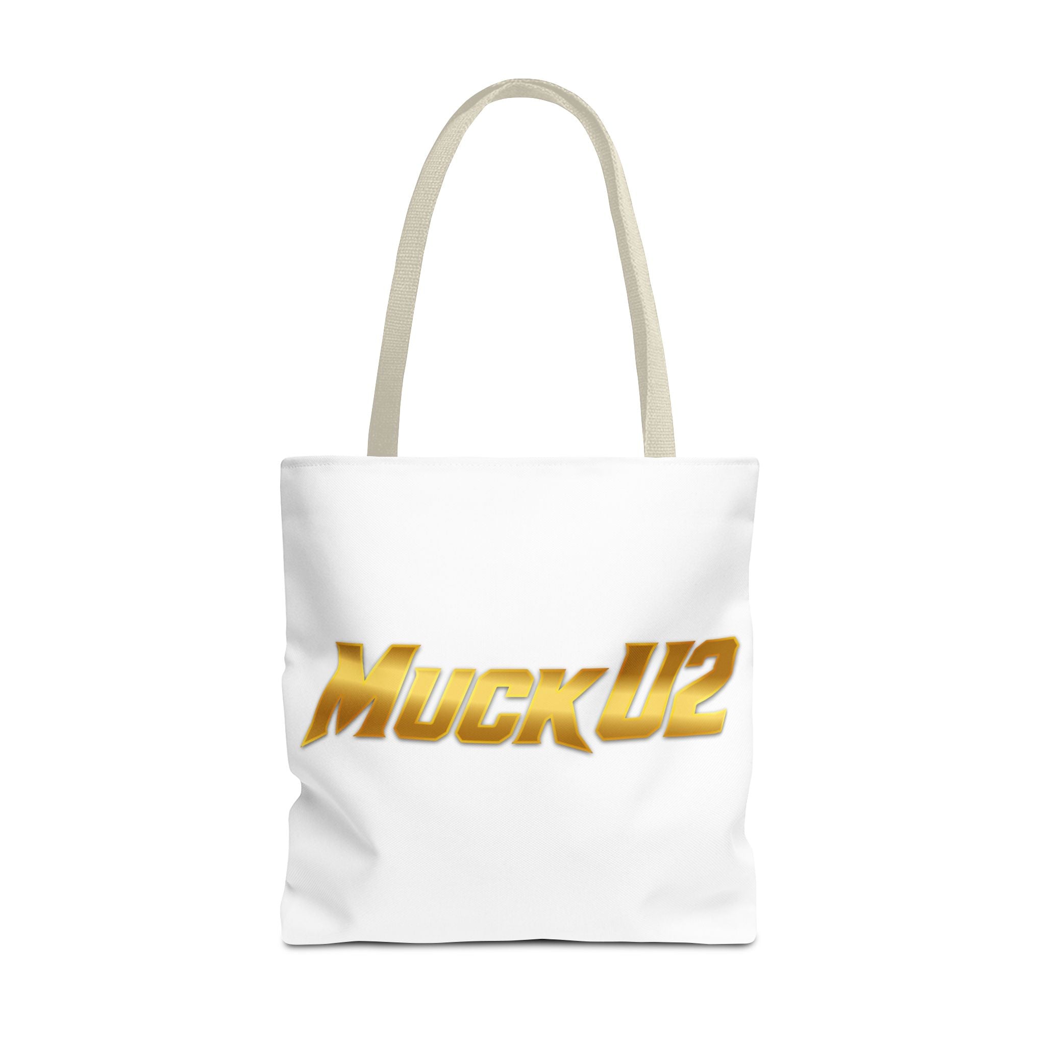MuckU2 Bubble Canvas Poker Tote Bag (gold logo SKU 100020)