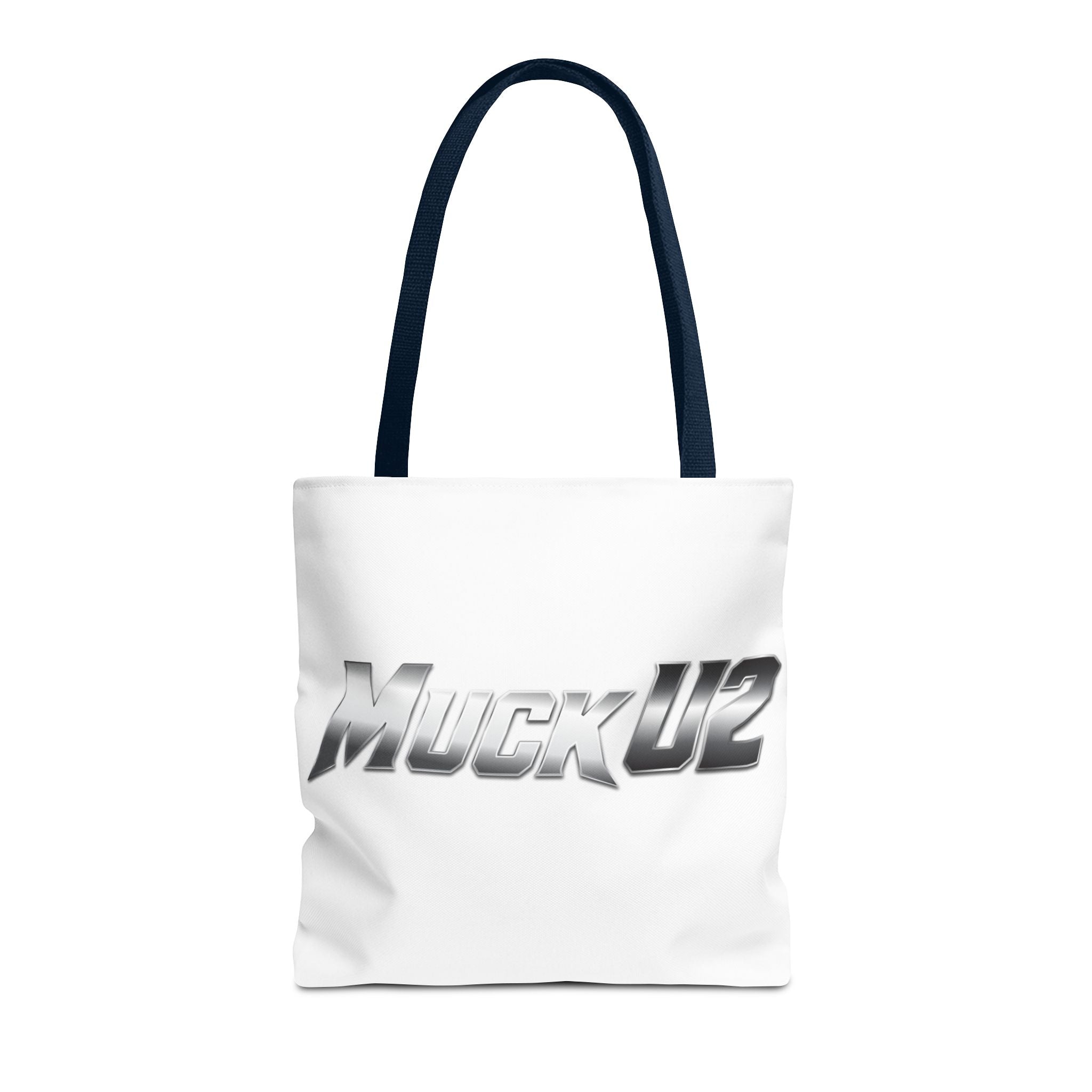 MuckU2 Bubble Canvas Poker Tote Bag (gradient silver logo SKU 100022)
