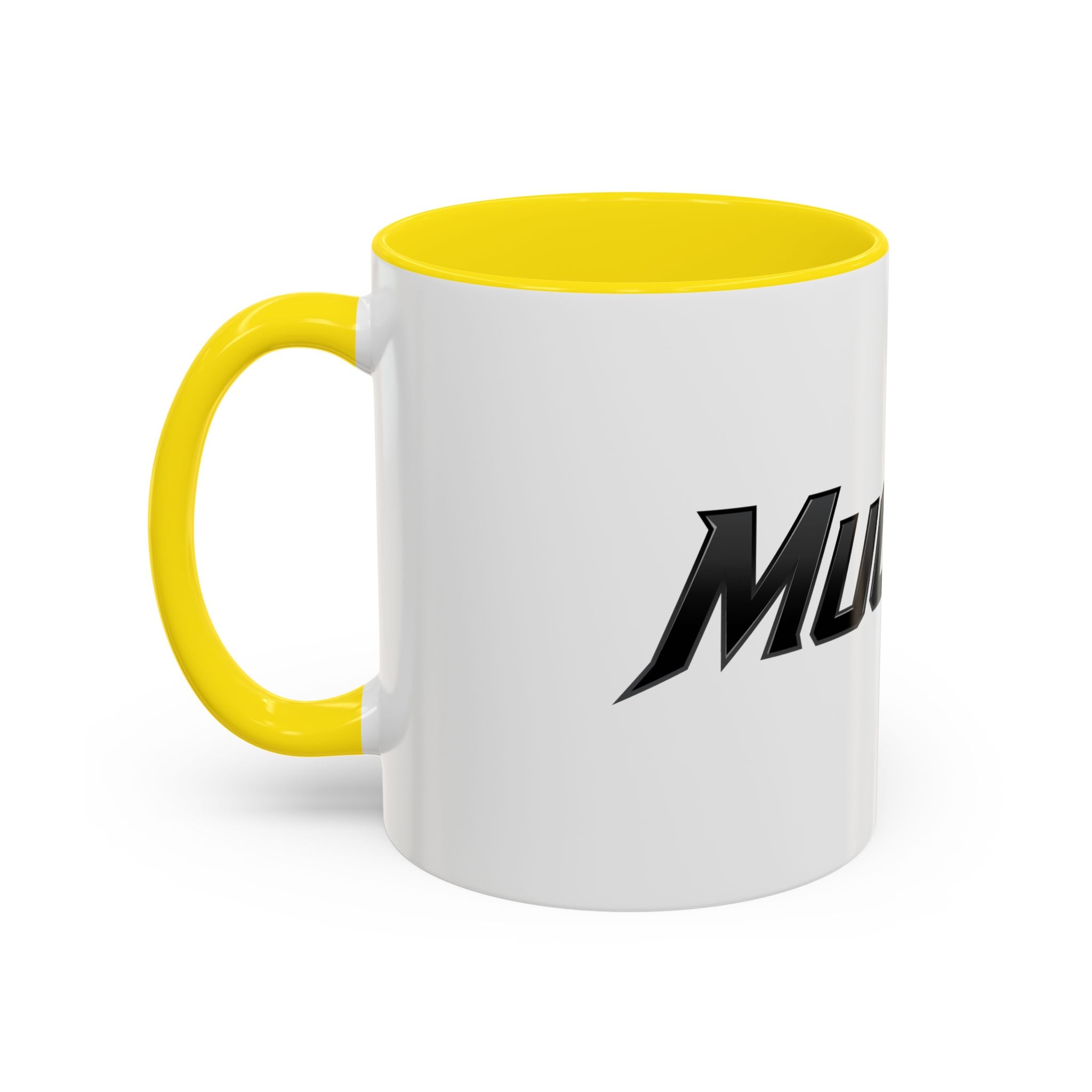 MuckU2 Classic White Mug (black logo/SKU 100045)