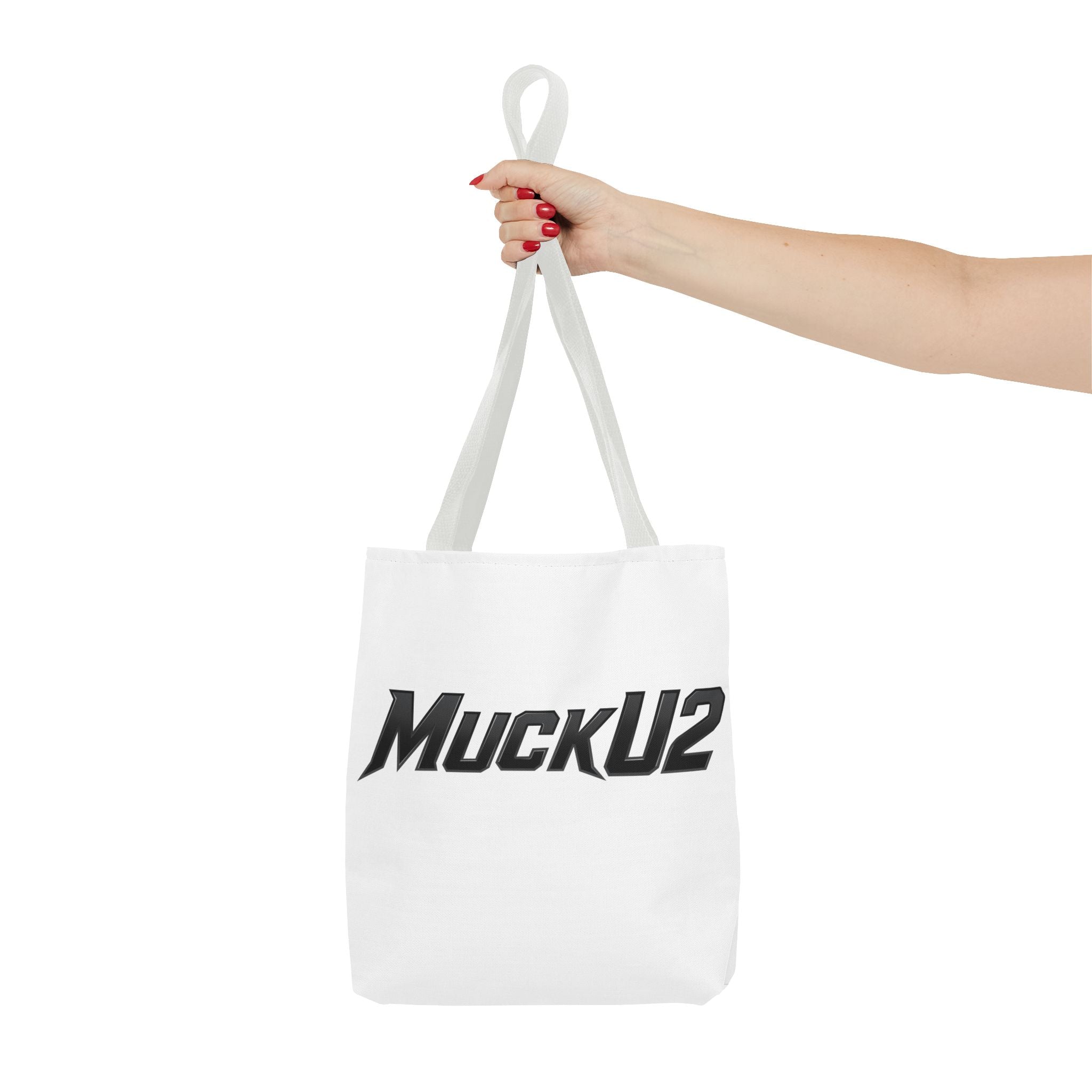 MuckU2 Bubble Canvas Poker Tote Bag (black logo SKU 100025)