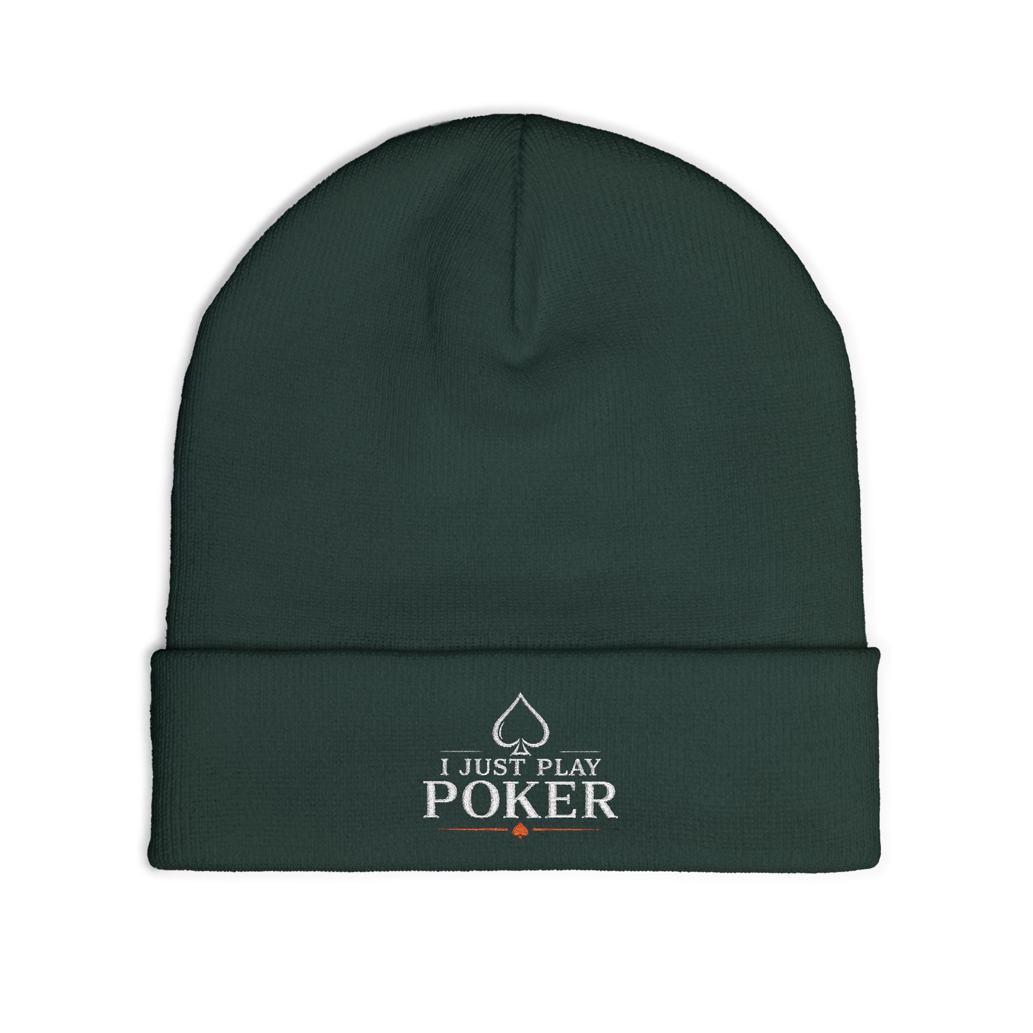 Bad Beat Beanie (white logo) — I Just Play Poker