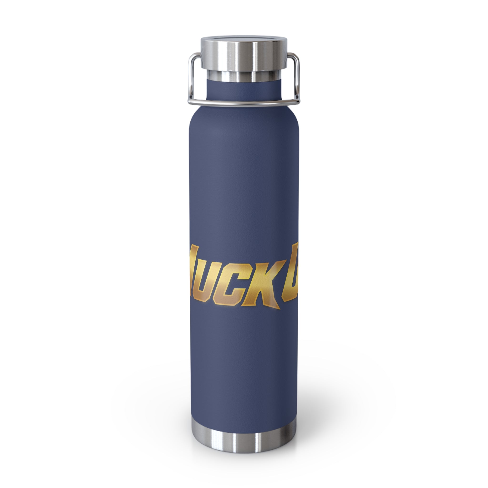 MuckU2 Insulated Water Bottle (gold logo/SKU 100010)