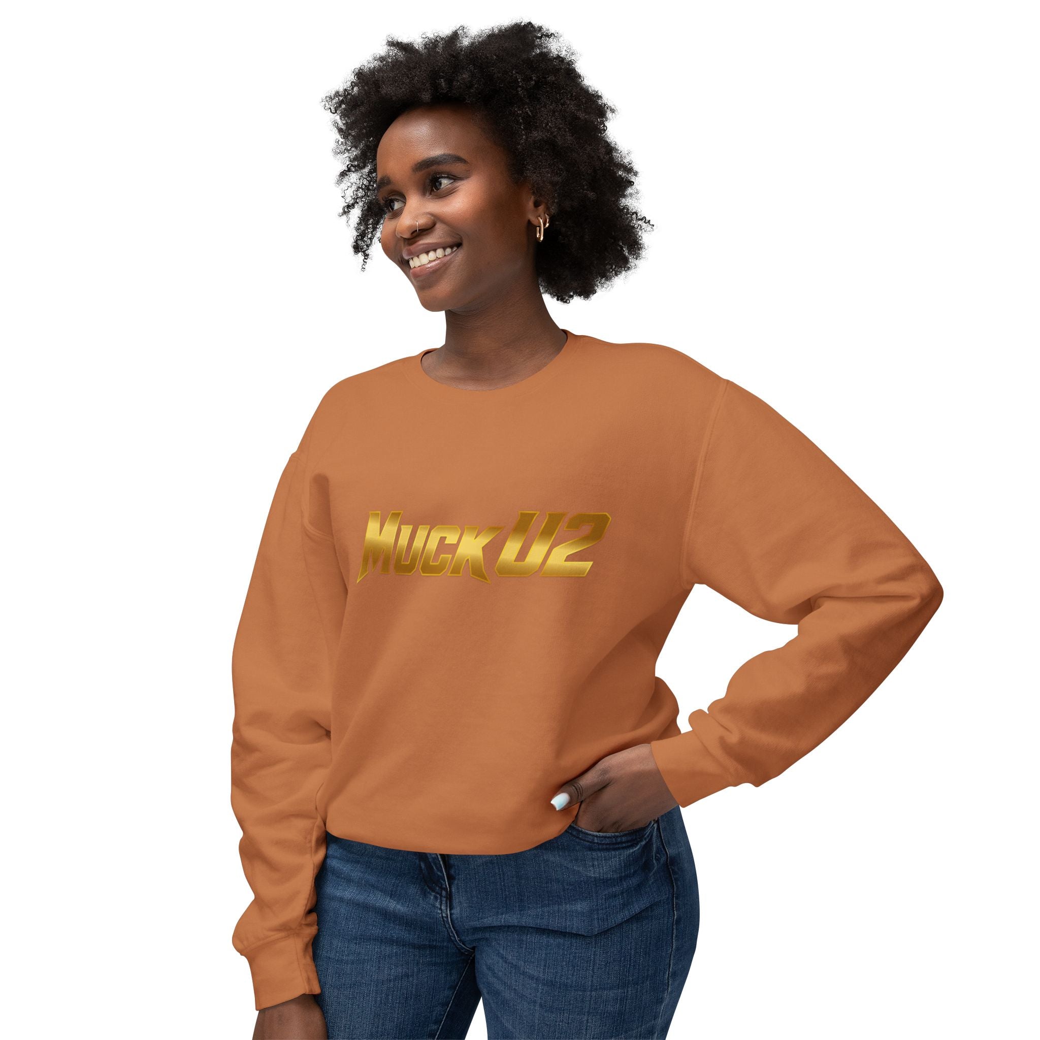 MuckU2 Poker Crewneck Sweatshirt (gold logo/SKU 100062)