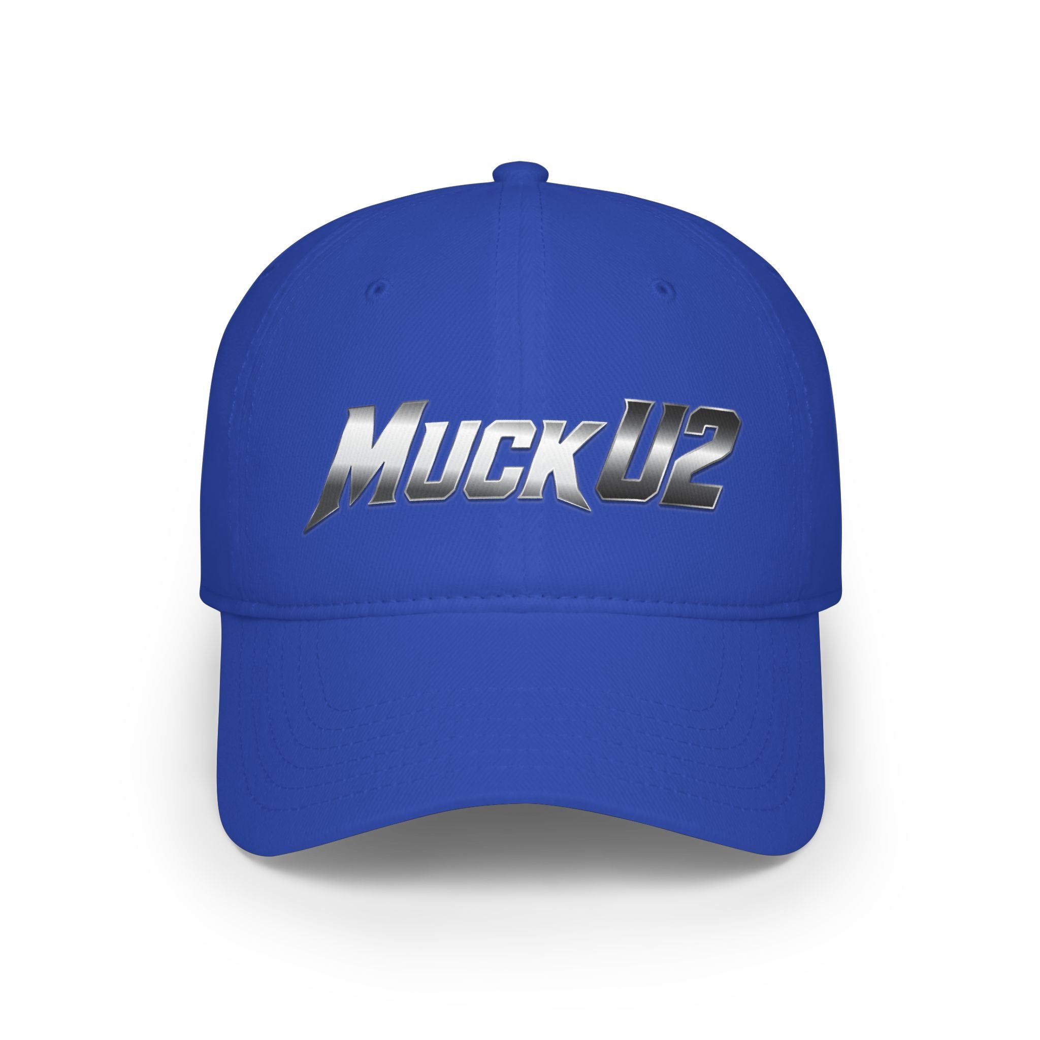 MuckU2 Poker Cap (gradient silver/black logo/SKU 100071)