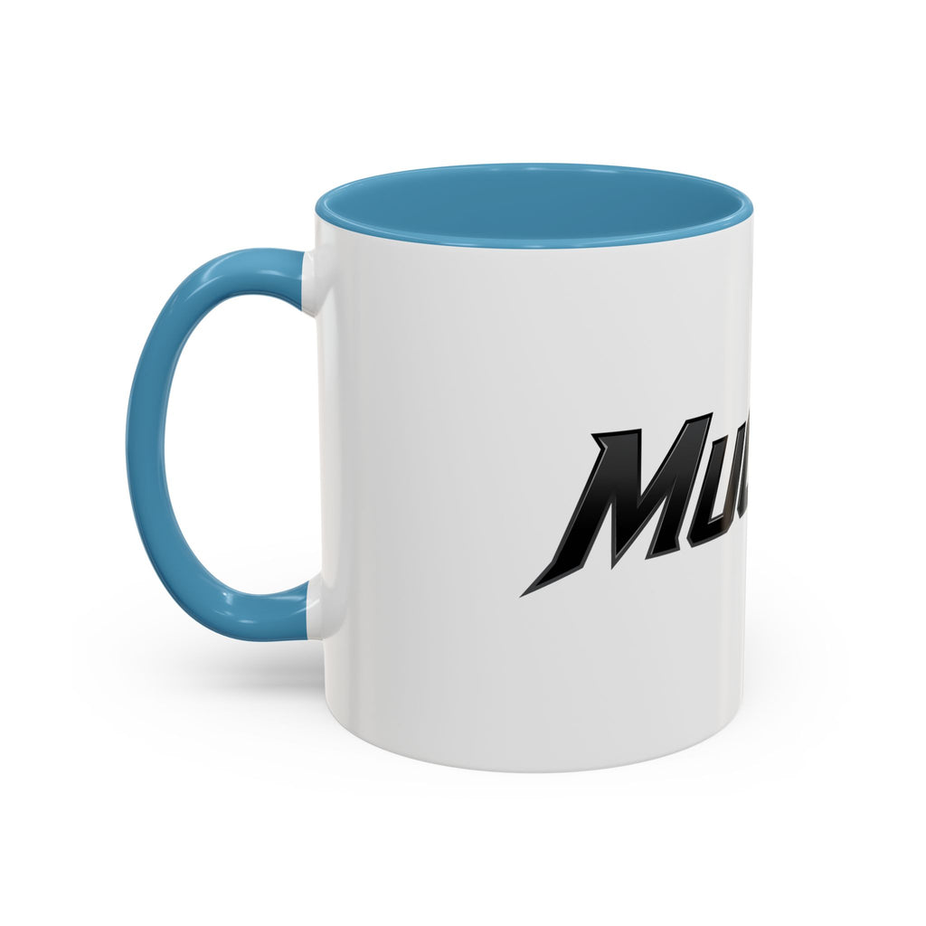 MuckU2 Classic White Mug (black logo/SKU 100045)