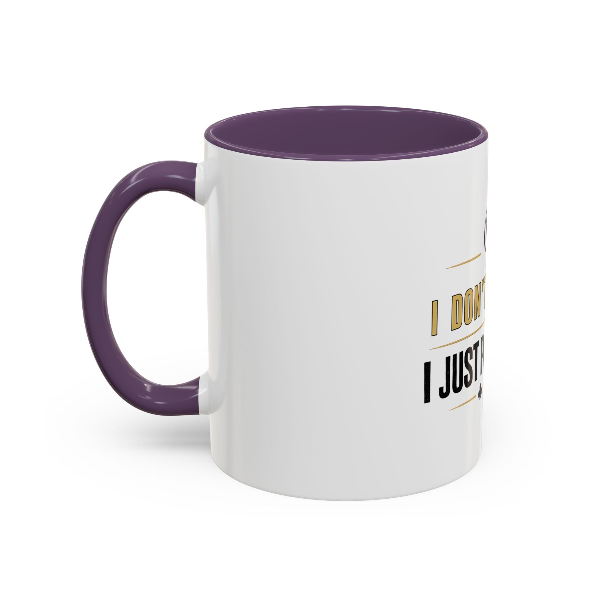 Poker Coffee Mug – "I Don't Gamble, I Just Play Poker" Accent Mug
