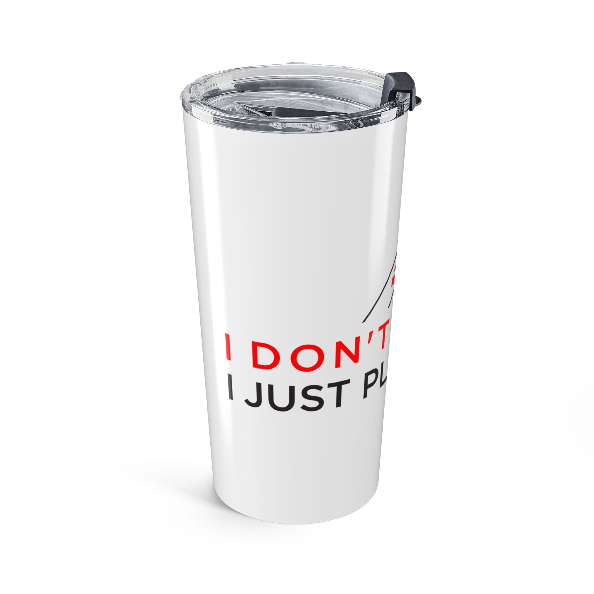 Poker Tumbler 20oz – "Just Play Poker" Stainless Steel Travel Cup