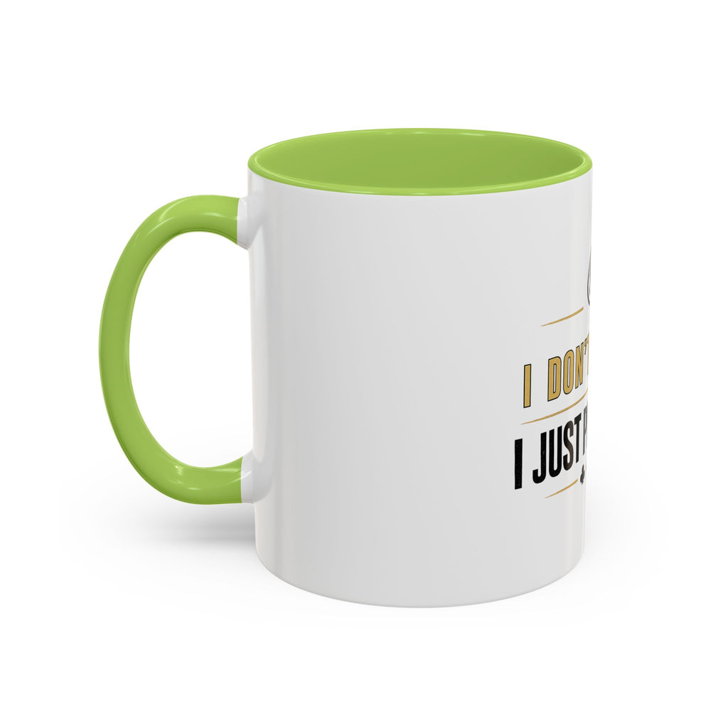 Poker Coffee Mug – "I Don't Gamble, I Just Play Poker" Accent Mug