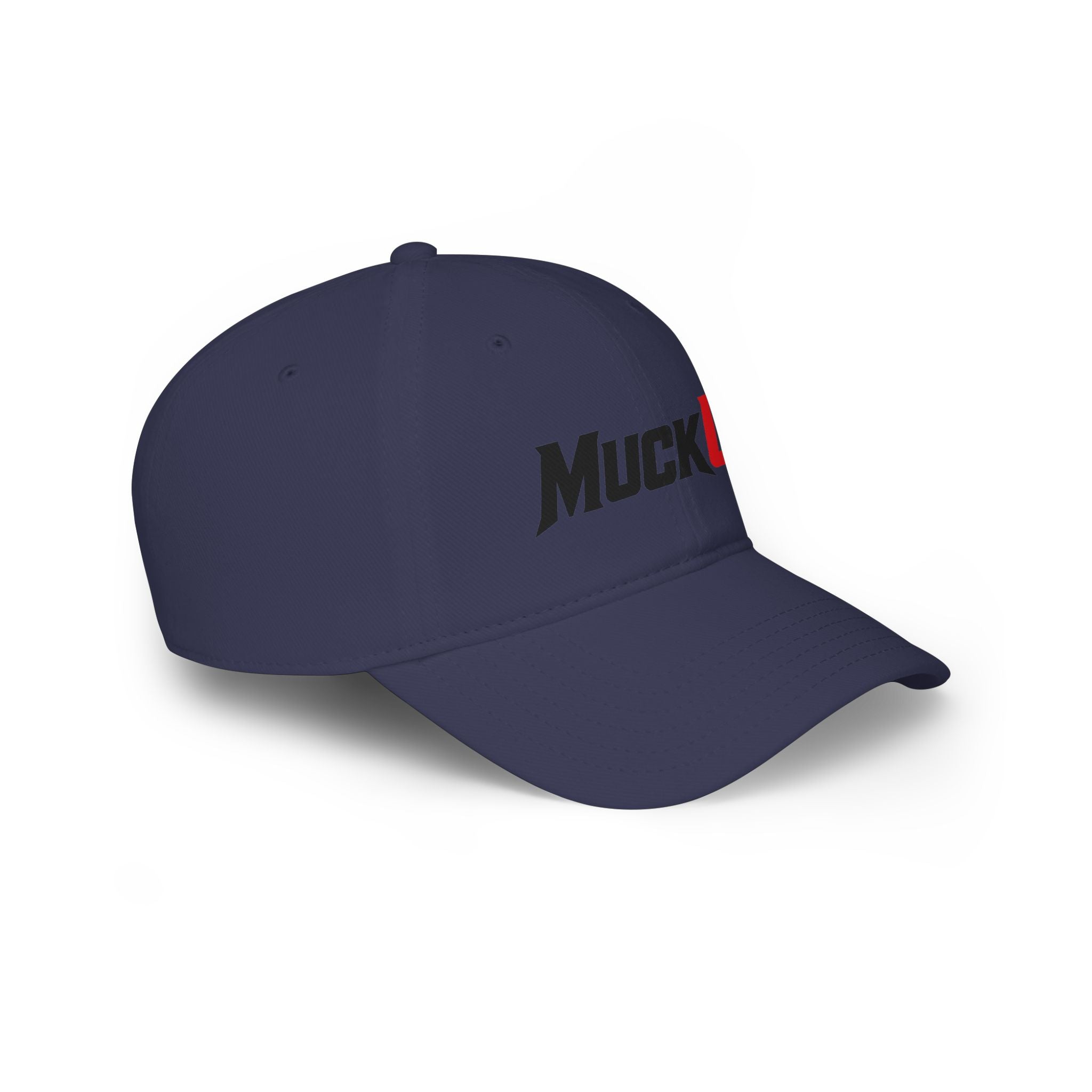 MuckU2 Poker Cap (black/red logo/SKU 100074)