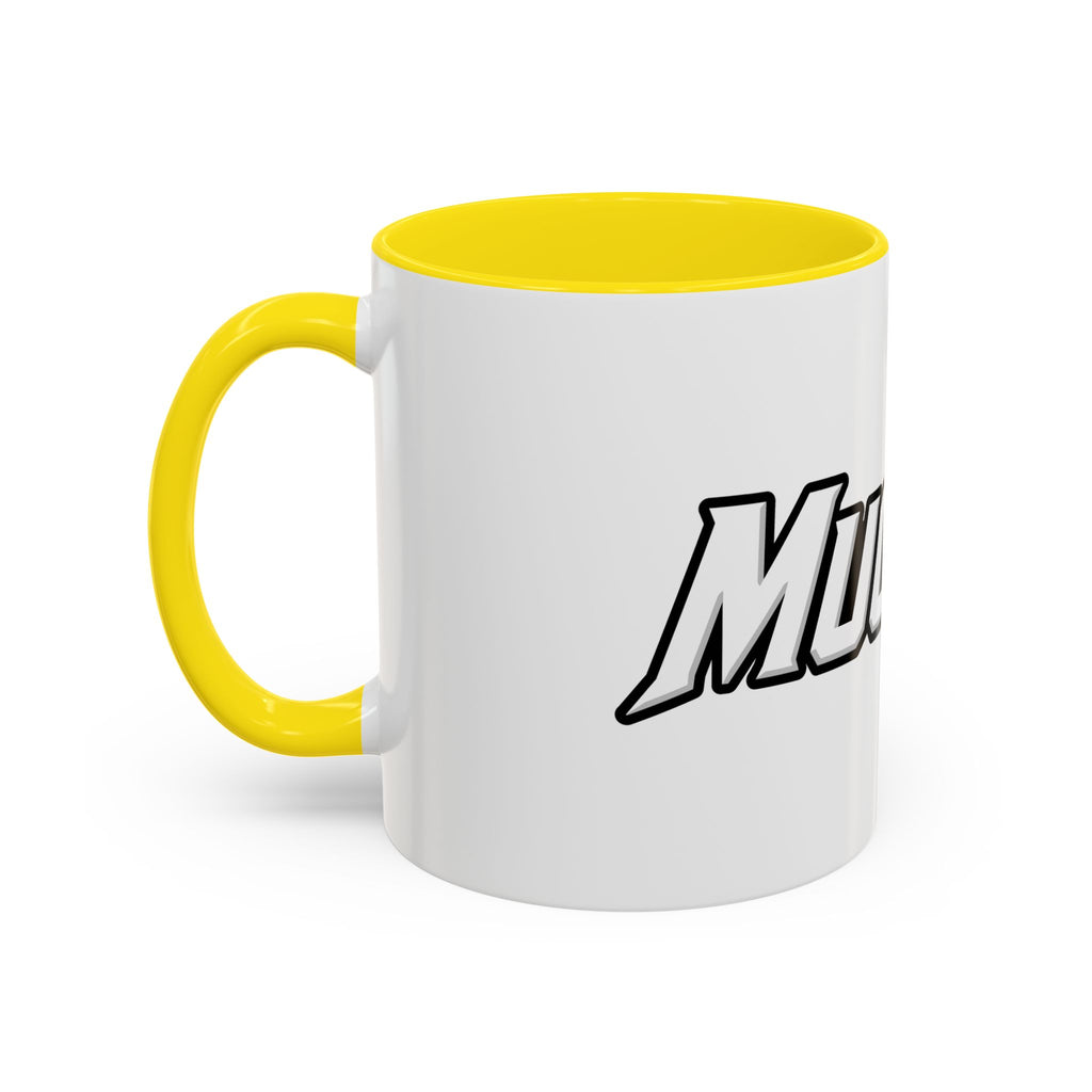 MuckU2 Classic White Mug (white/red logo/SKU 100047)