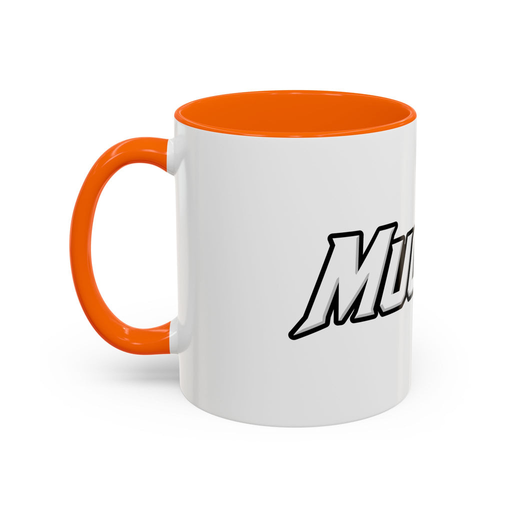 MuckU2 Classic White Mug (white/red logo/SKU 100047)