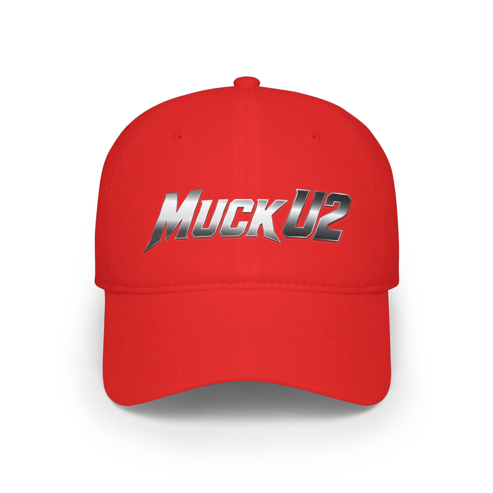 MuckU2 Poker Cap (gradient silver/black logo/SKU 100071)