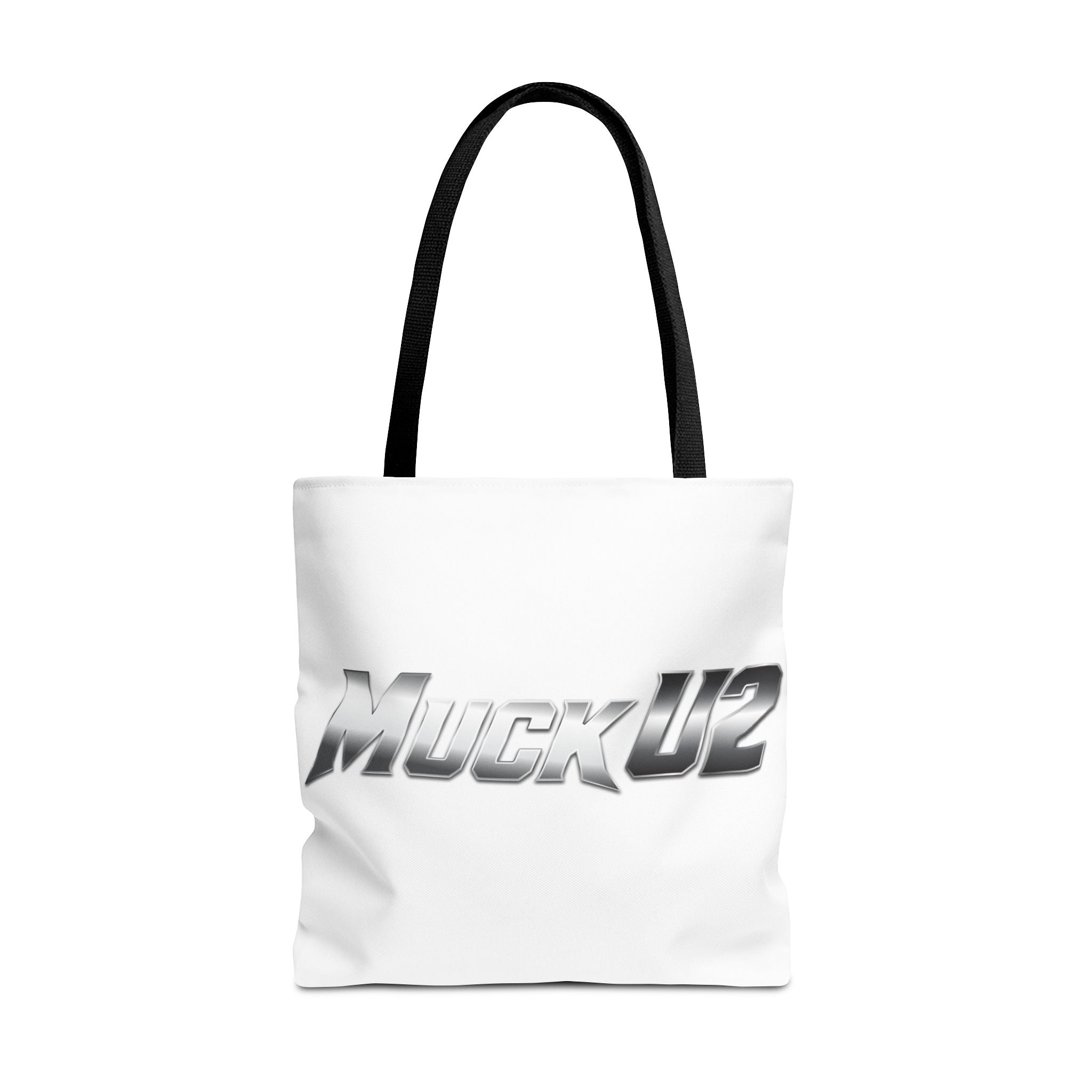 MuckU2 Bubble Canvas Poker Tote Bag (gradient silver logo SKU 100022)