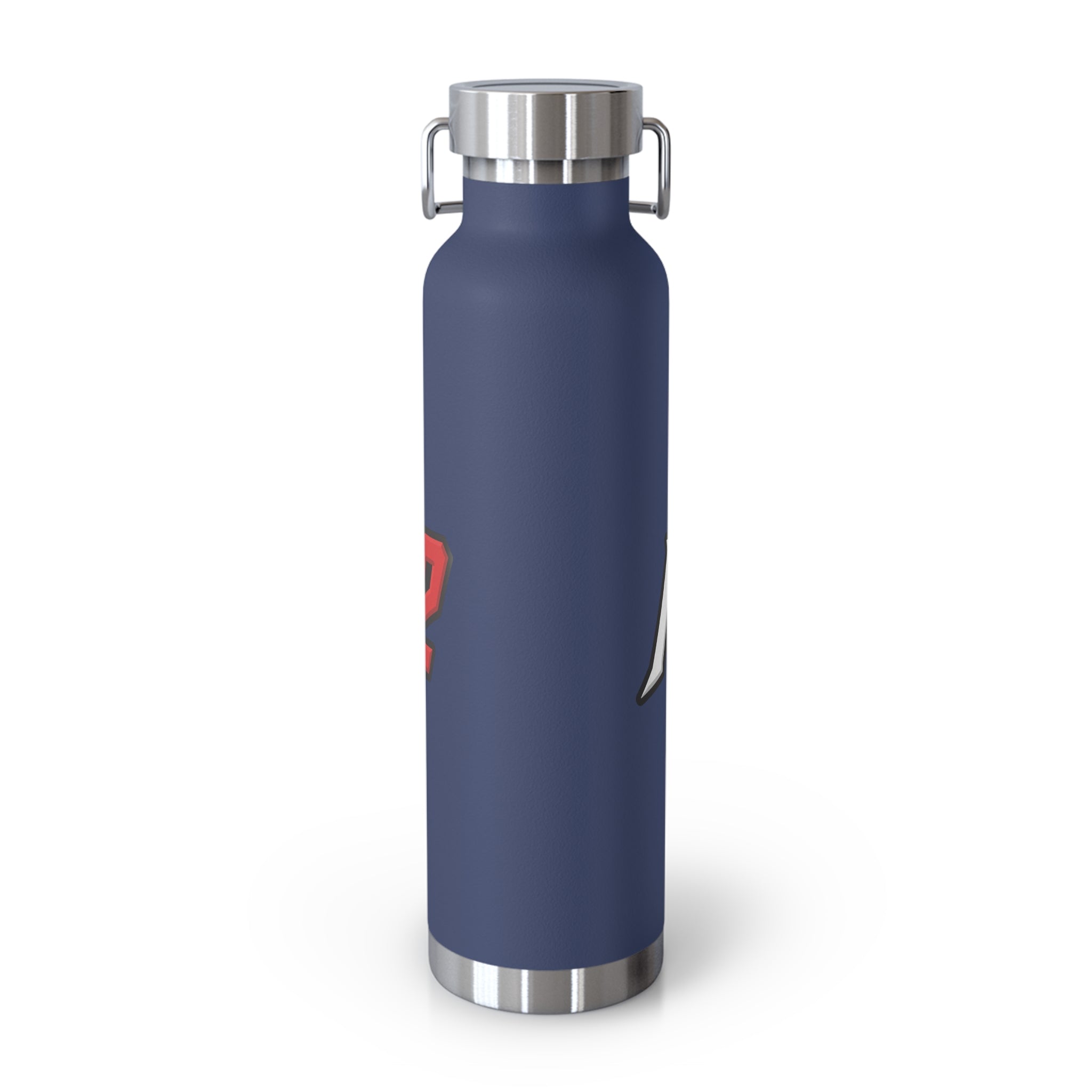 MuckU2 Insulated Water Bottle (white/red outlined logo SKU 100012)