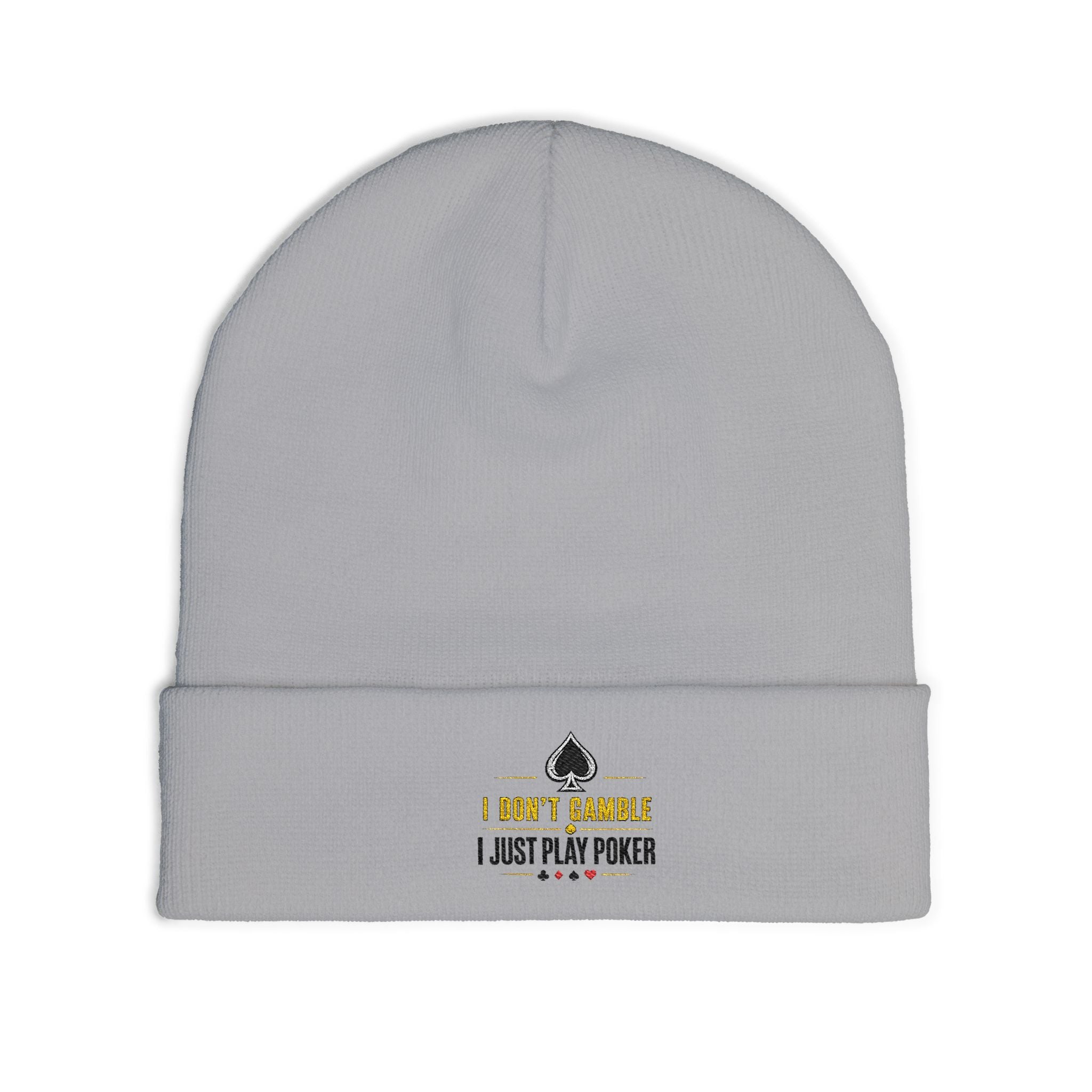 All-in Poker Beanie (black logo) — I Just Play Poker