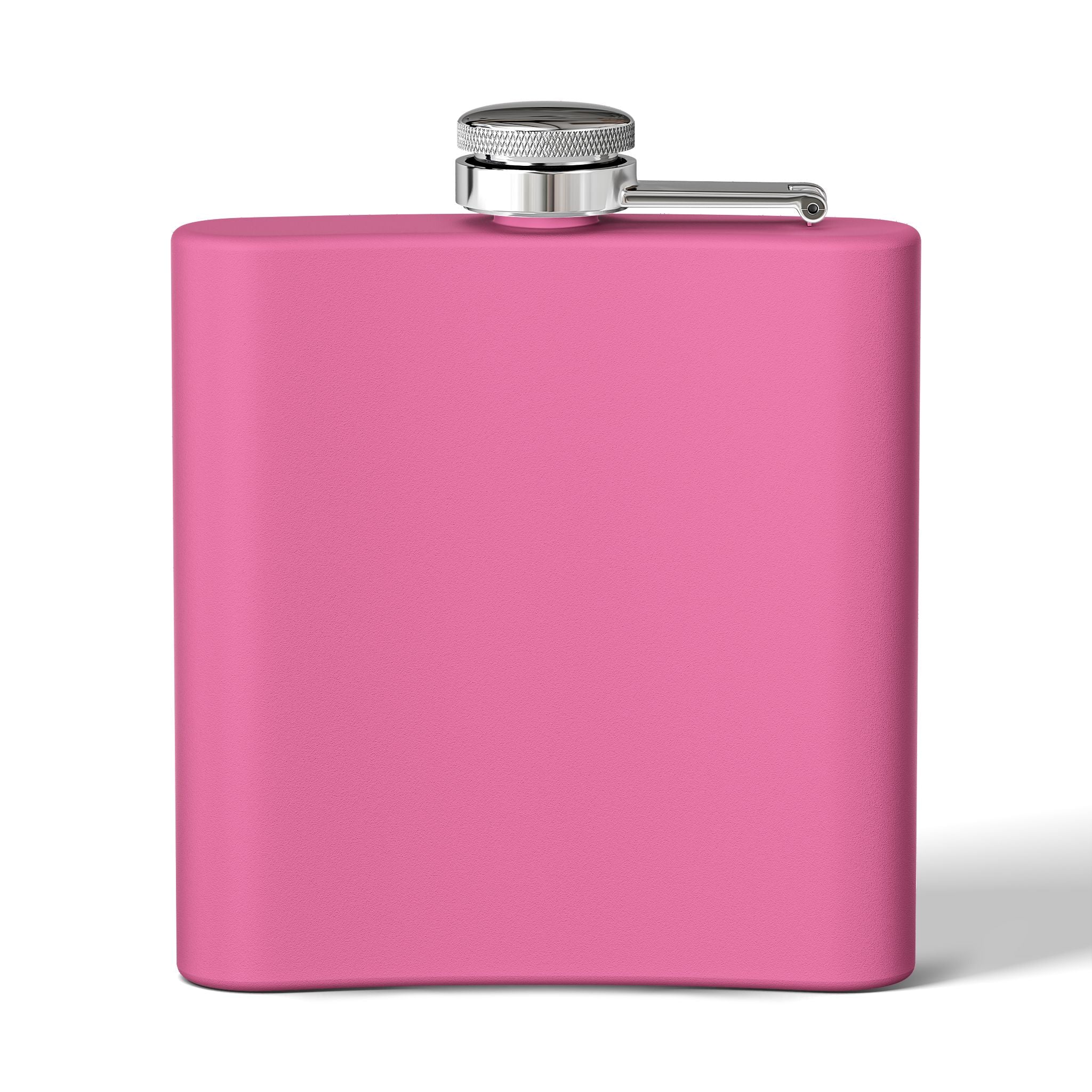 MuckU2 Stainless Steel Poker Flask 6oz (black/red logo/SKU100035)