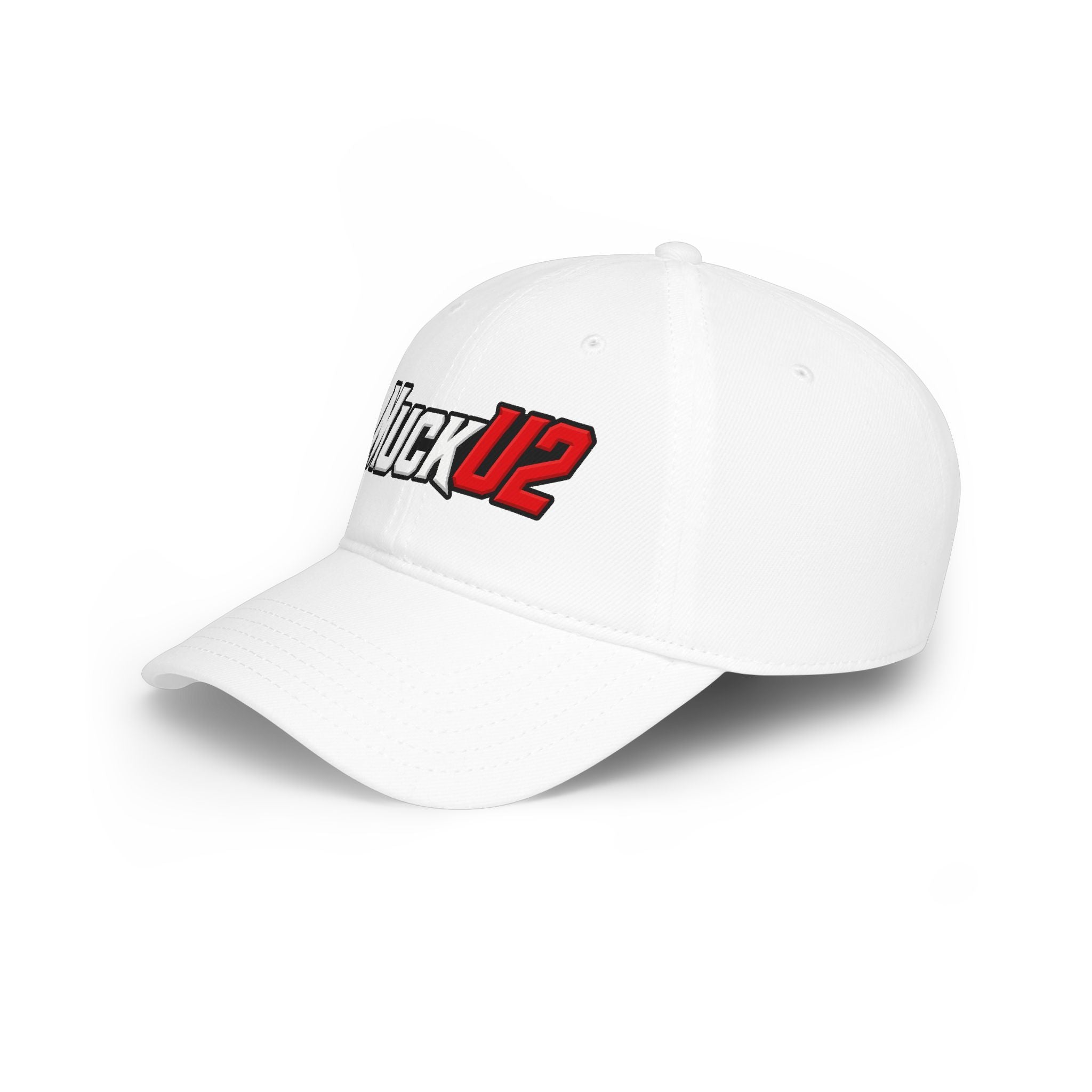 MuckU2 Poker Cap (white/red logo/SKU 100075)