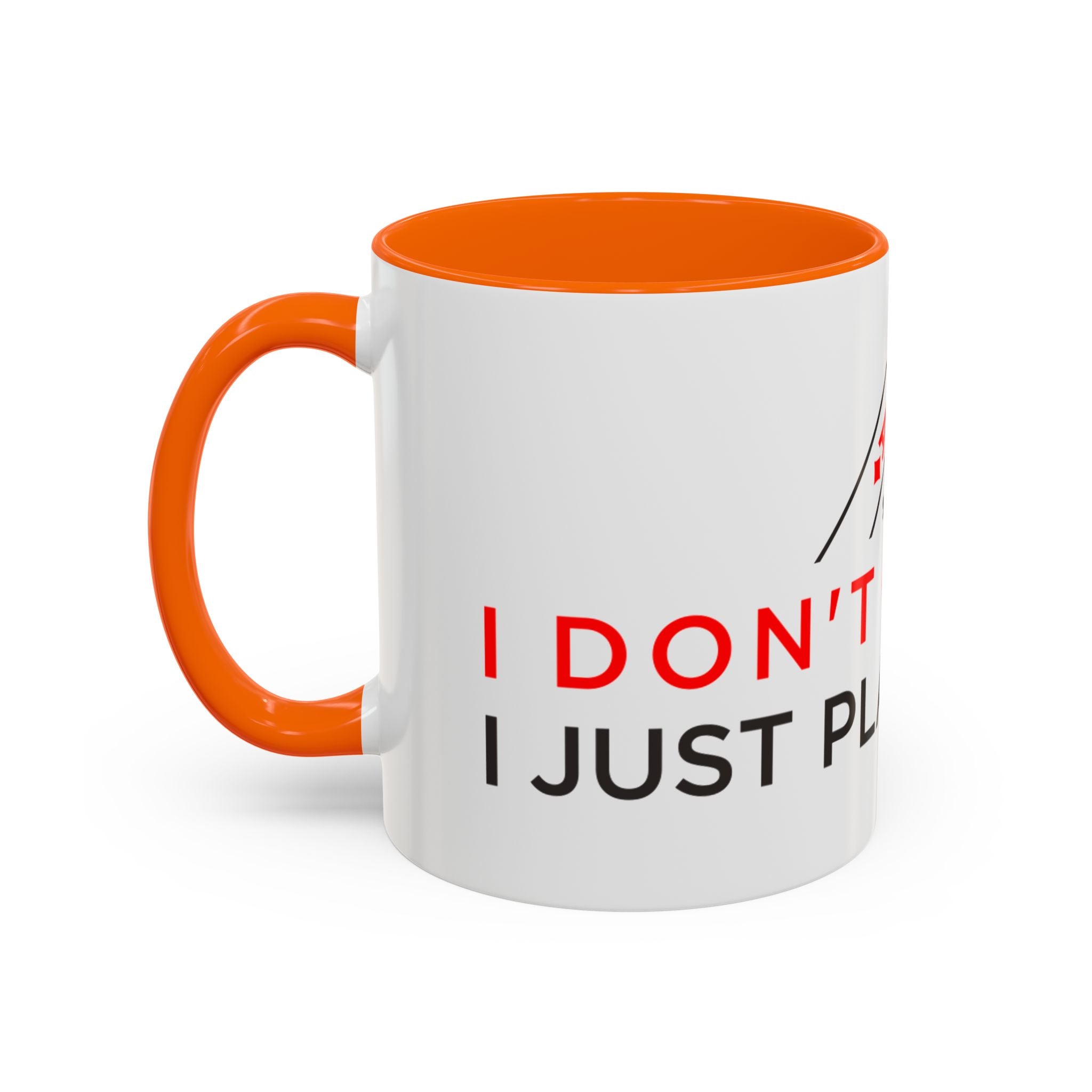 Poker Coffee Mug — "Don’t Gamble, Just Play Poker" Accent Mug (11/15 oz)