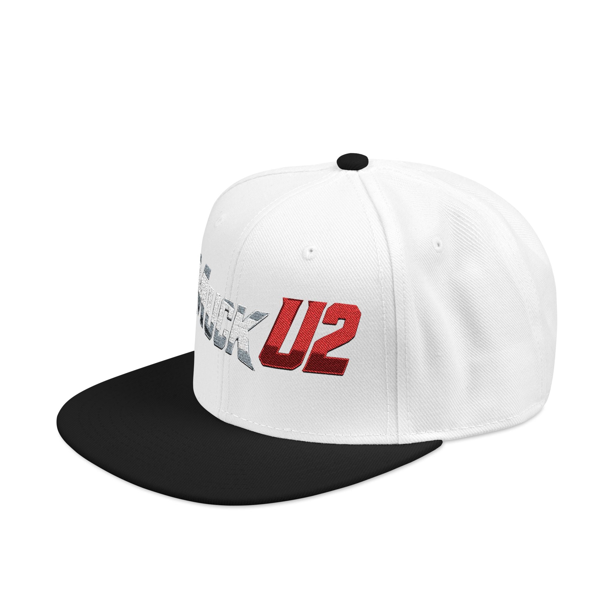 MuckU2 Snapback Poker Cap (gradient sliver/red/SKU 10006)