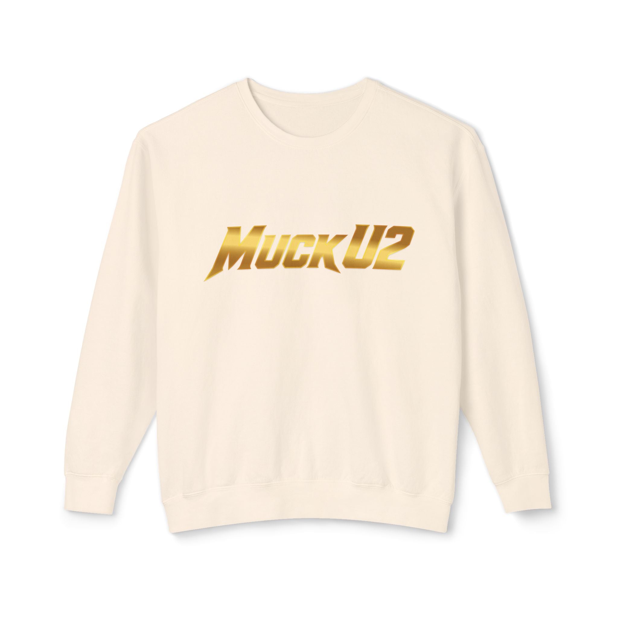 MuckU2 Poker Crewneck Sweatshirt (gold logo/SKU 100062)