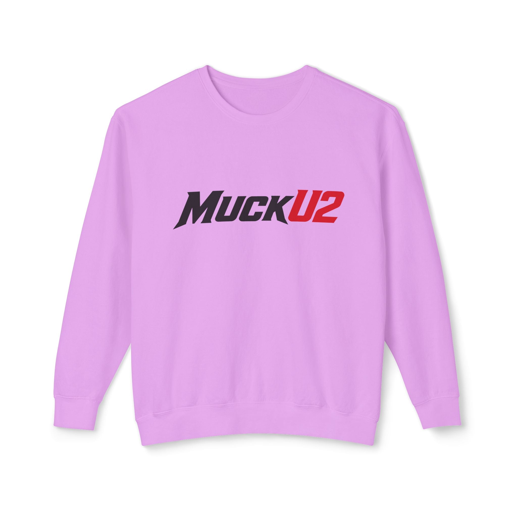 MuckU2 Poker Crewneck Sweatshirt (black/red logo/SKU 100066)