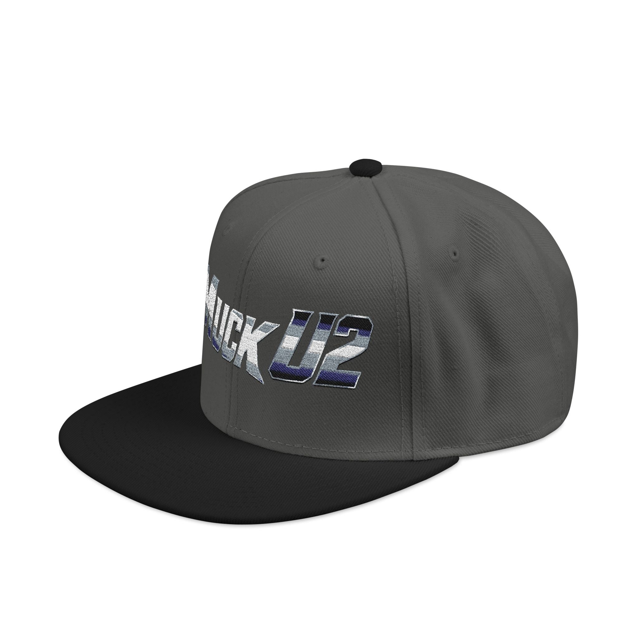 MuckU2 Poker Snapback Cap (gradient silver SKU 10005)