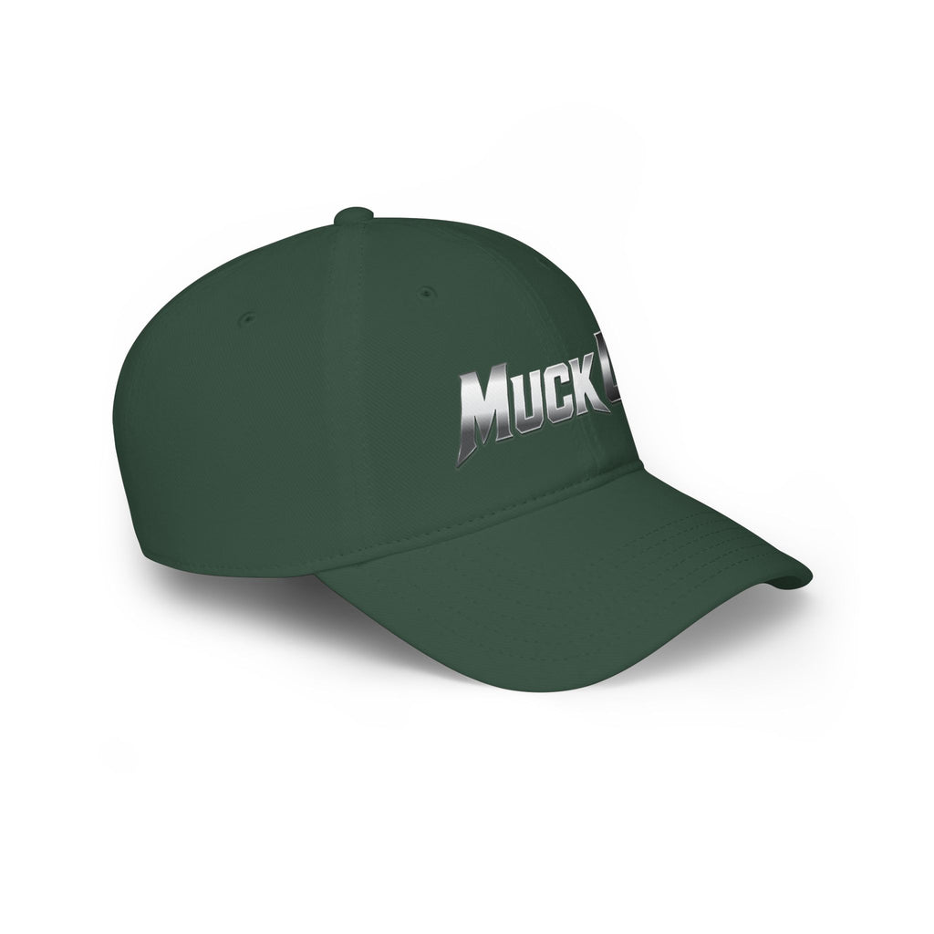 MuckU2 Poker Cap (gradient silver/black logo/SKU 100071)