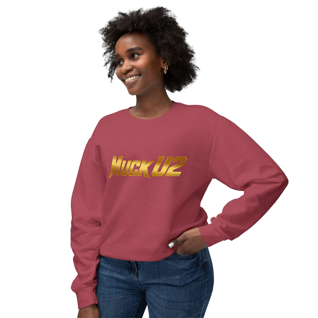 MuckU2 Poker Crewneck Sweatshirt (gold logo/SKU 100062)
