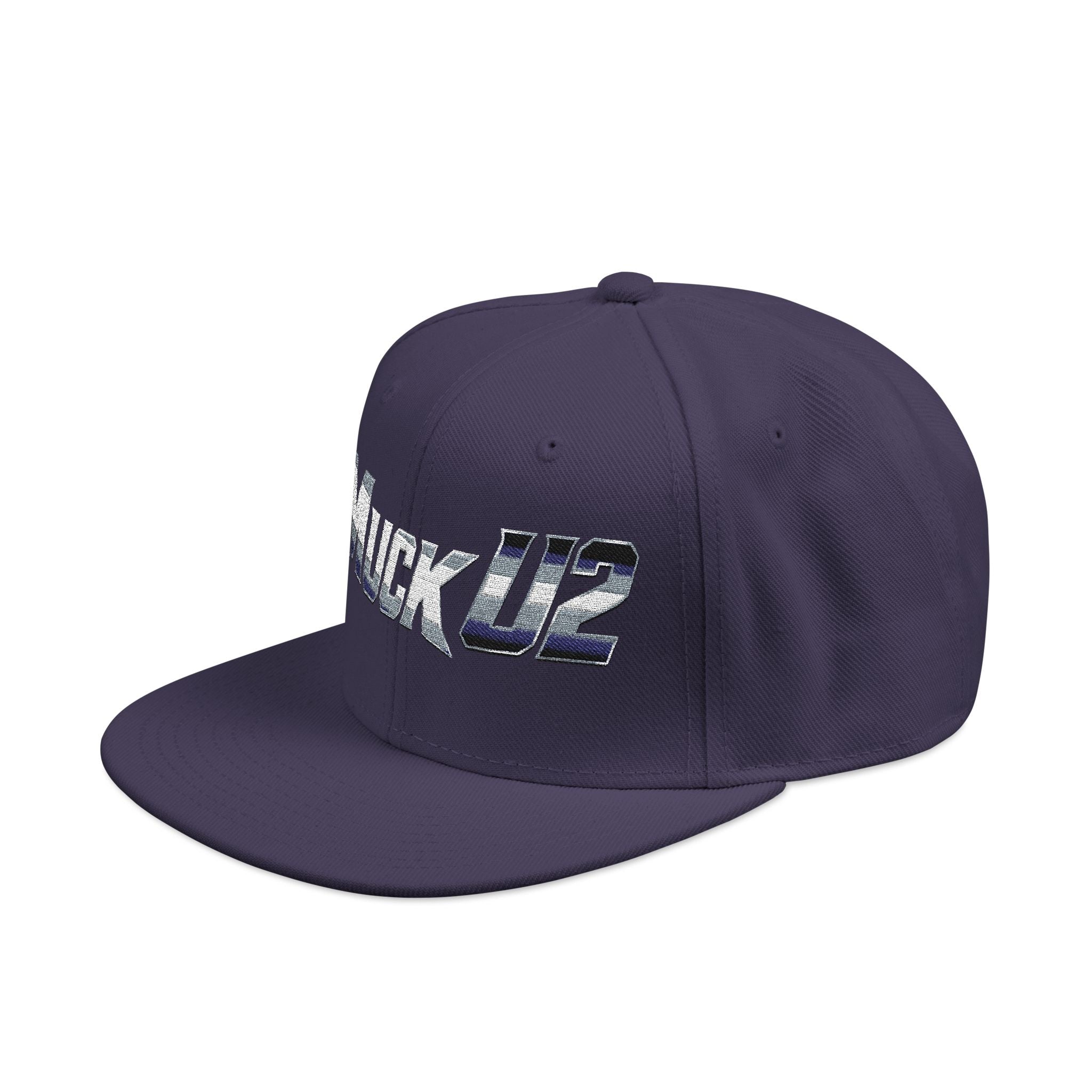 MuckU2 Poker Snapback Cap (gradient silver SKU 10005)
