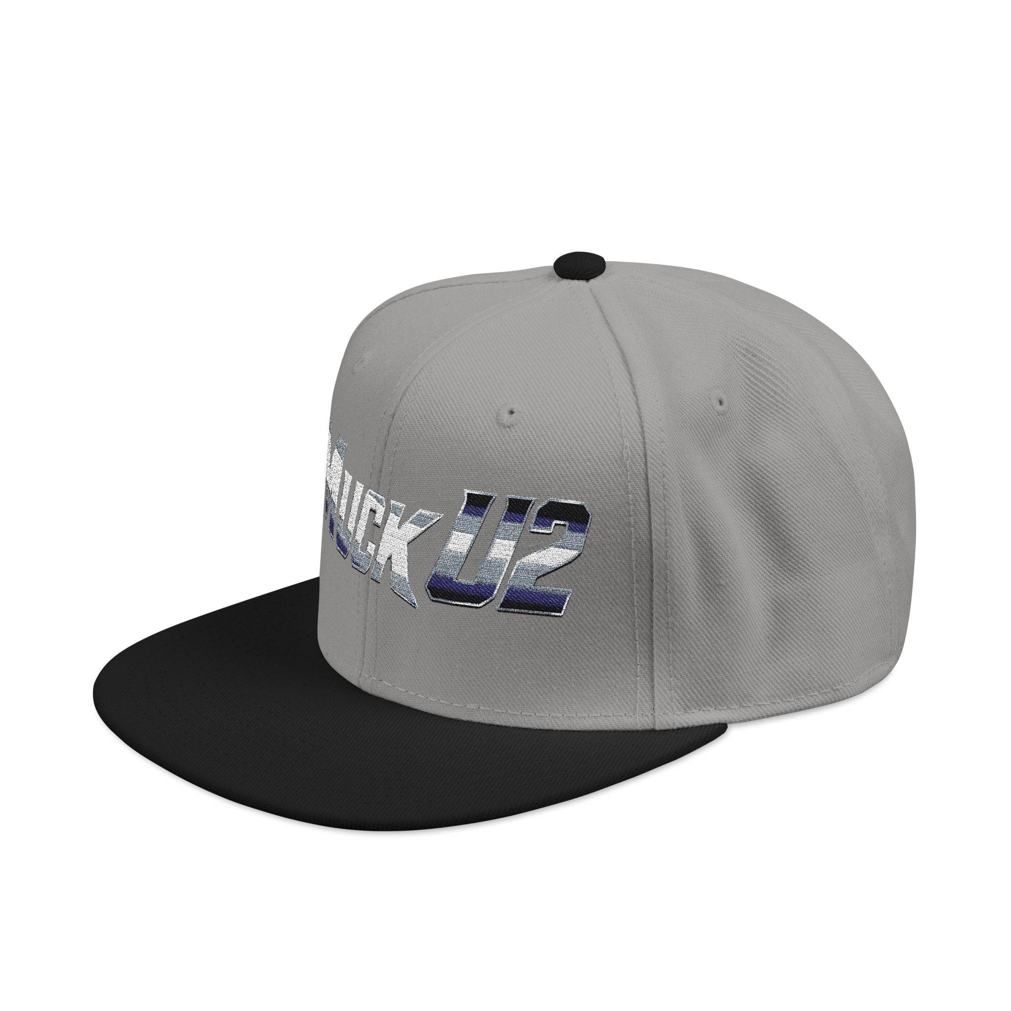 MuckU2 Poker Snapback Cap (gradient silver SKU 10005)
