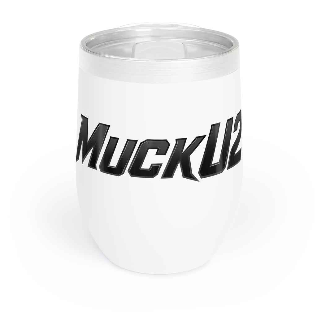 MuckU2 Wine Tumbler (black logo/SKU 100015)